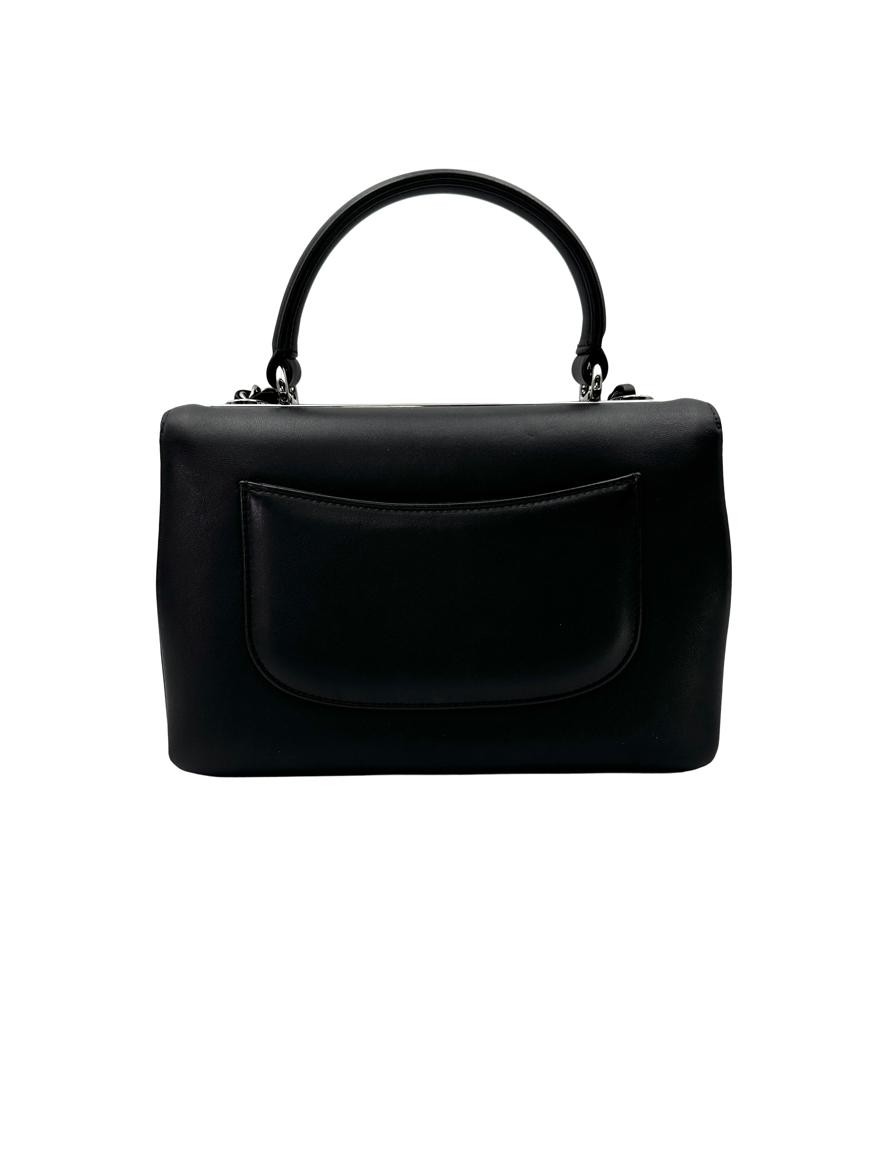 Chanel Trendy CC Black Leather Top Handle Bag(26***82) CC2441