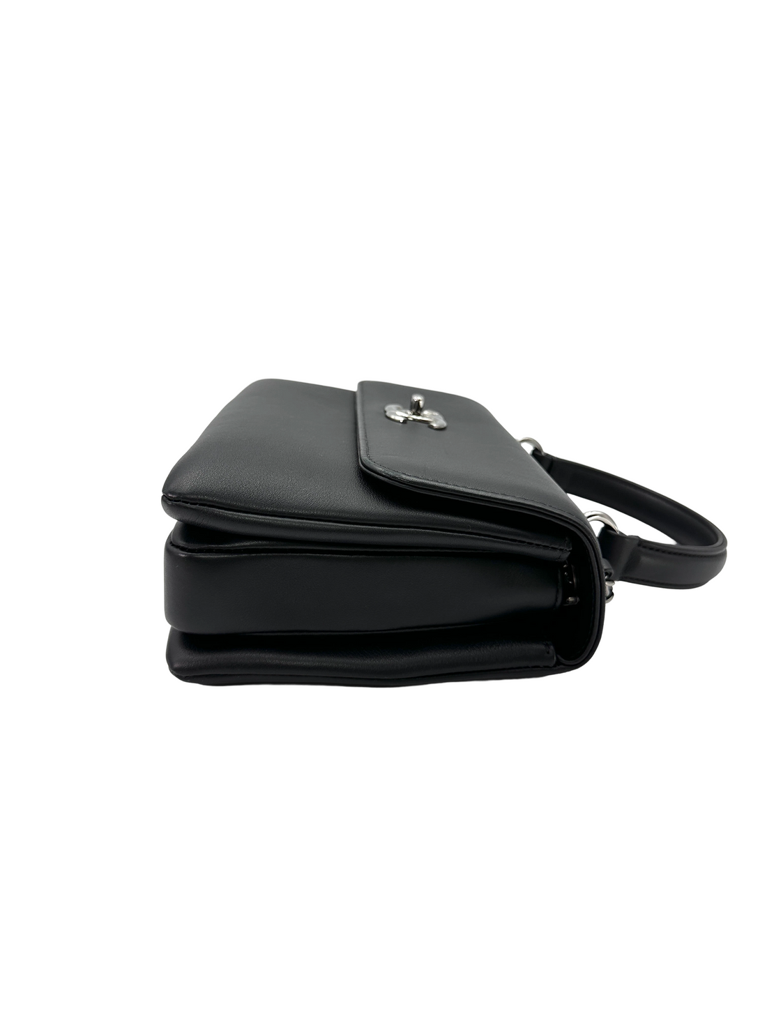 Chanel Trendy CC Black Leather Top Handle Bag(26***82) CC2441