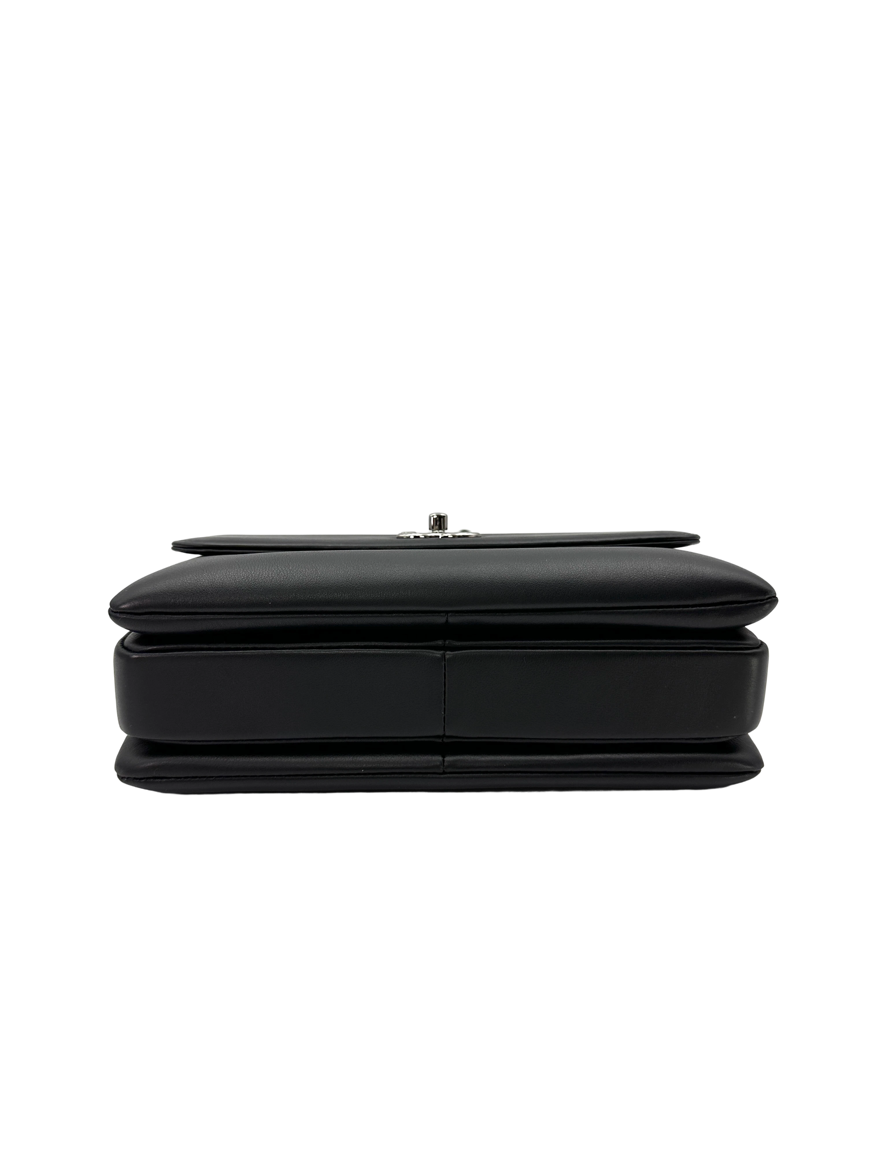 Chanel Trendy CC Black Leather Top Handle Bag(26***82) CC2441