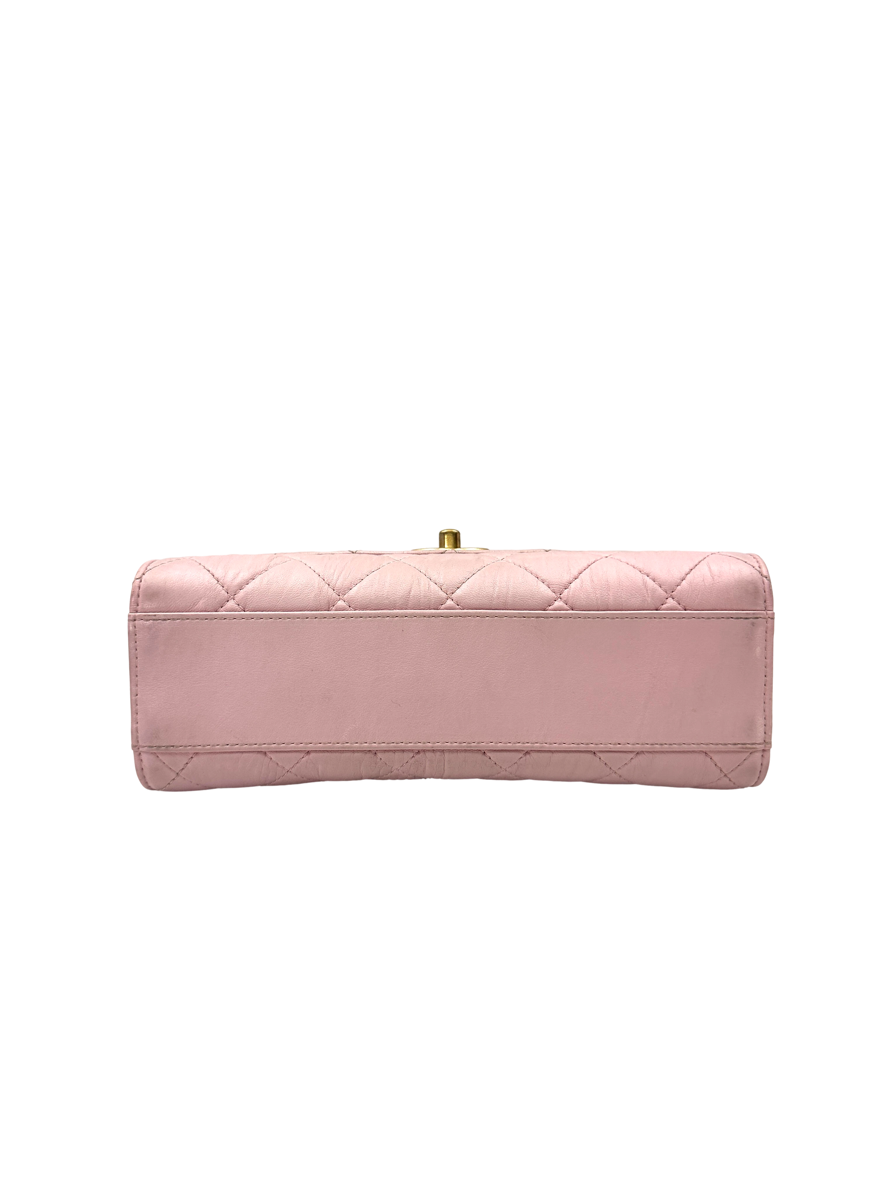 Chanel CoCo Handle Pink Quilted Lambskin Shoulder Bag(31***76) CC2444