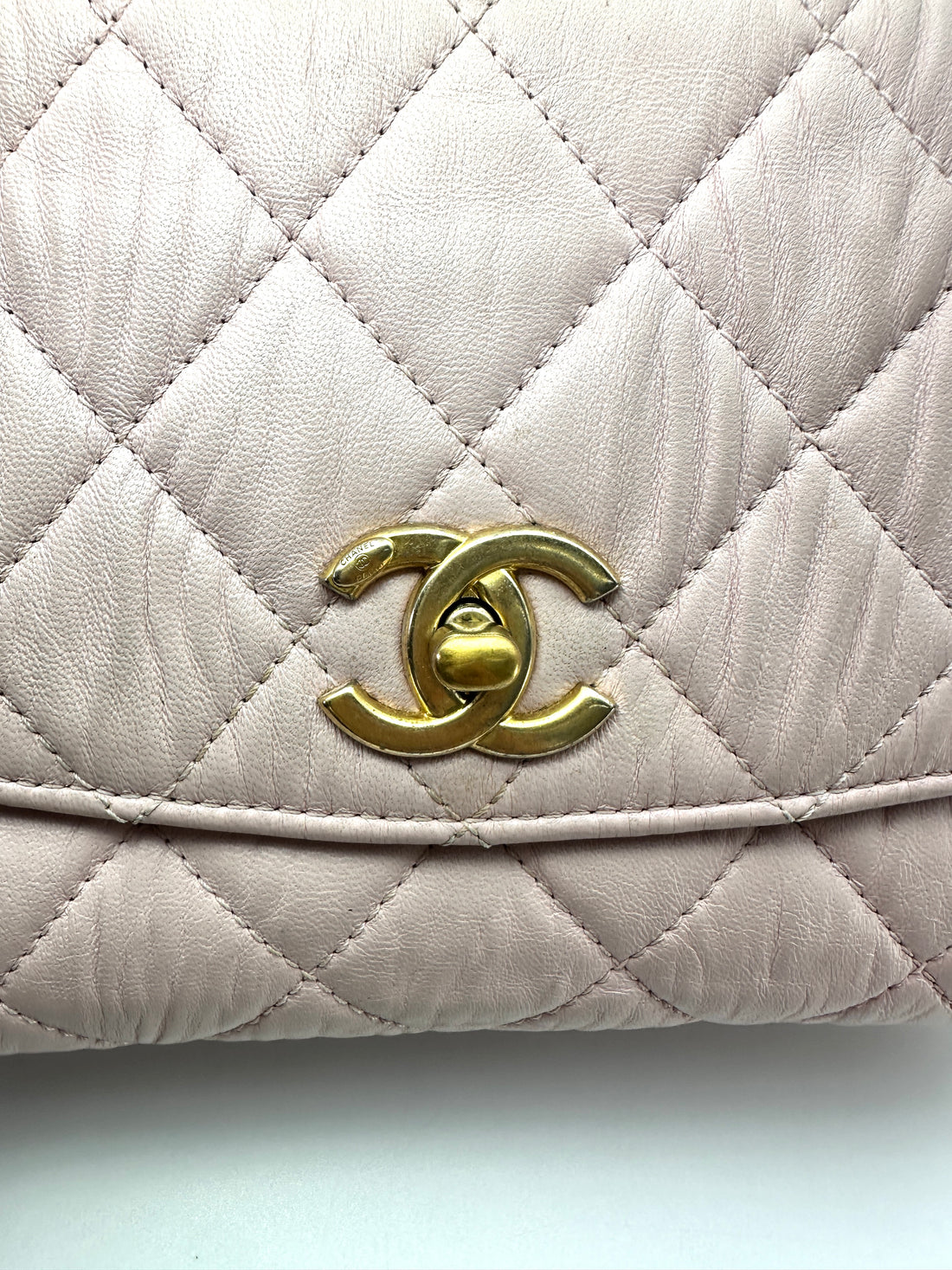 Chanel CoCo Handle Pink Quilted Lambskin Shoulder Bag(31***76) CC2444