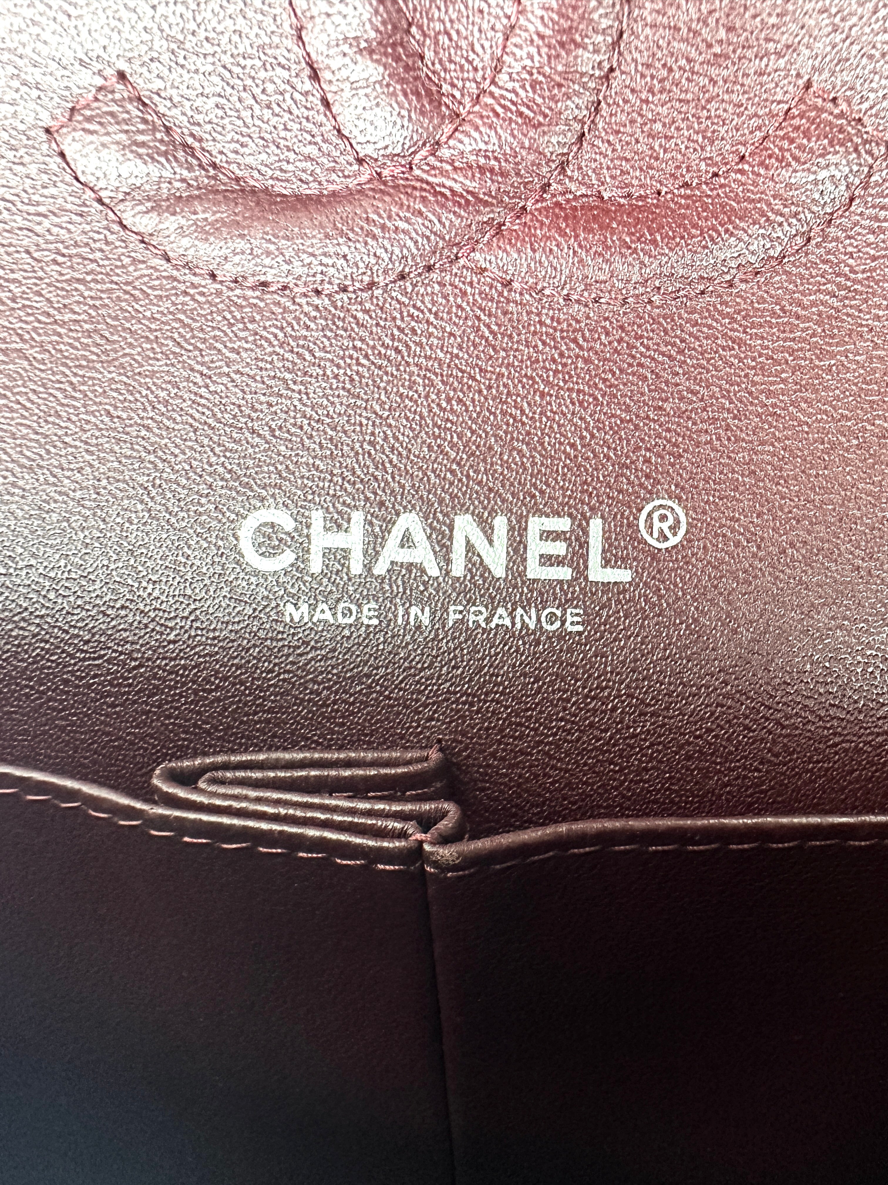 Chanel Classic Flap Black Quilted Lambskin Shoulder Bag With Silver Buckle(14***82) CC2446