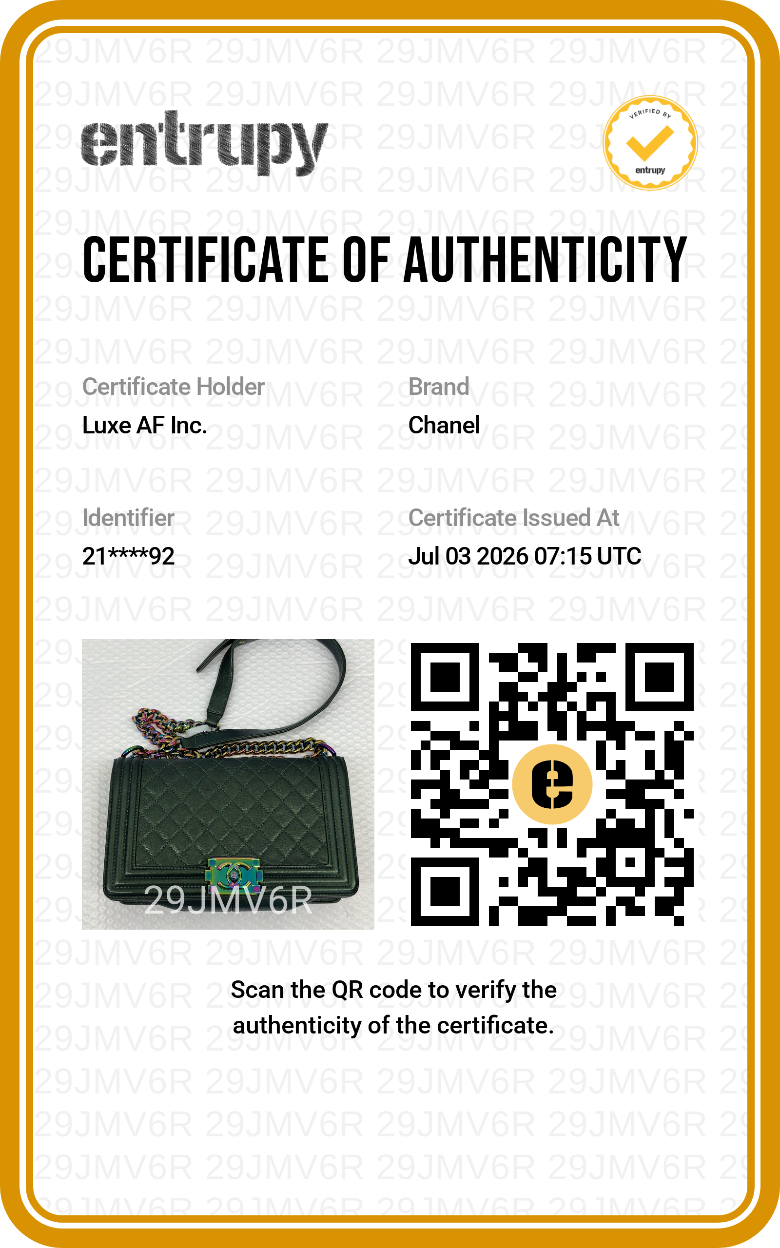 Chanel LeBoy Green Quilted Leather Flap Bag With Iridescent Hardware(21***92) CC2429