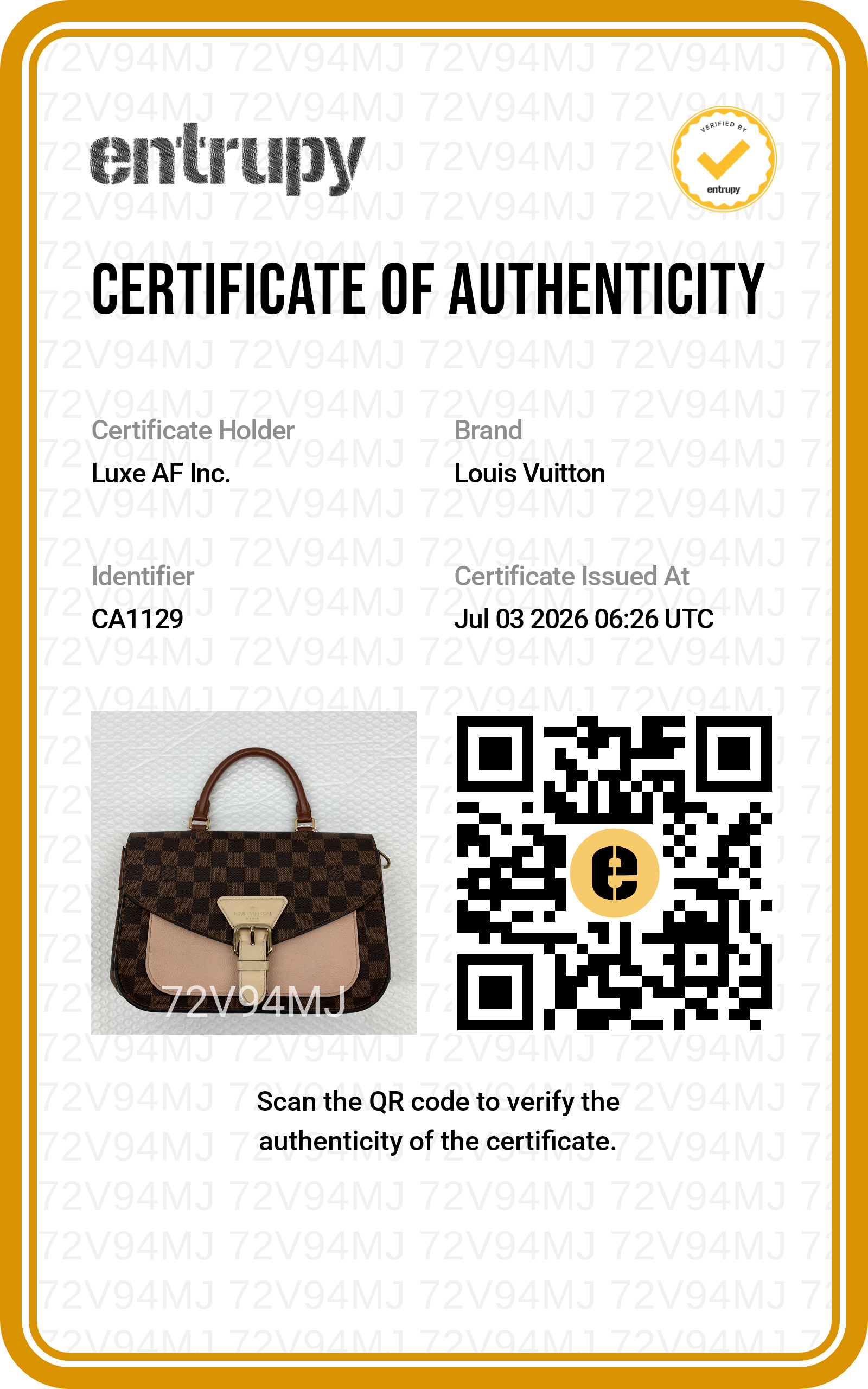 Louis Vuitton Beaumarchais Damier Ebene & Beige Leather Handle Bag LV3209