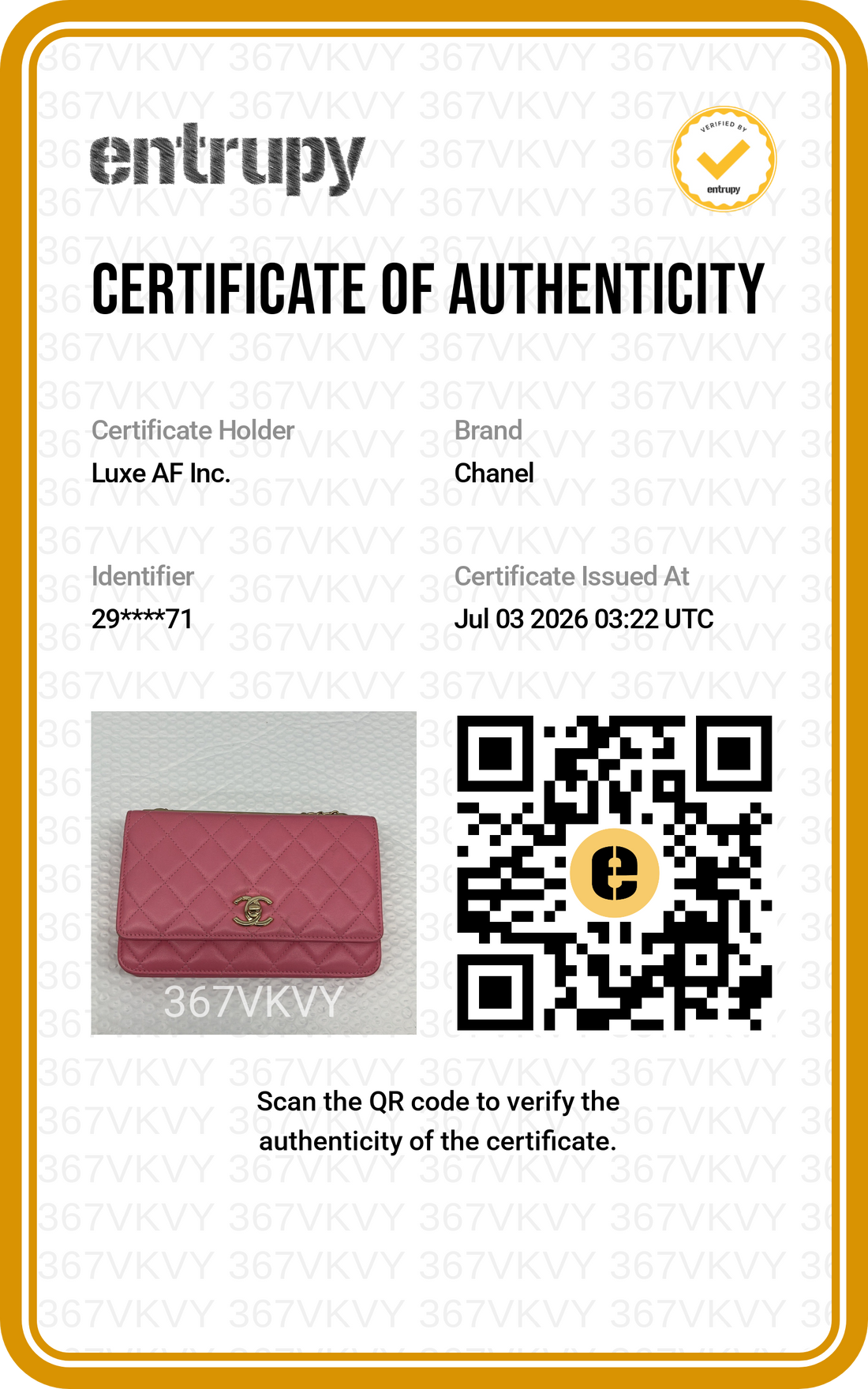 Chanel Trendy Pink Quilted Leather Wallet On Chain(29***71) CC2541