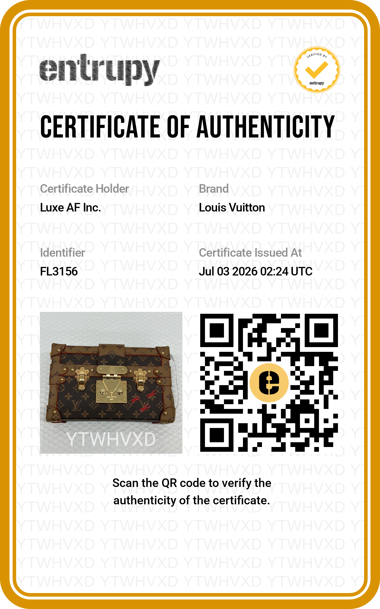 Louis Vuitton Petite Malle Monogram Canvas Shoulder Bag LV3211