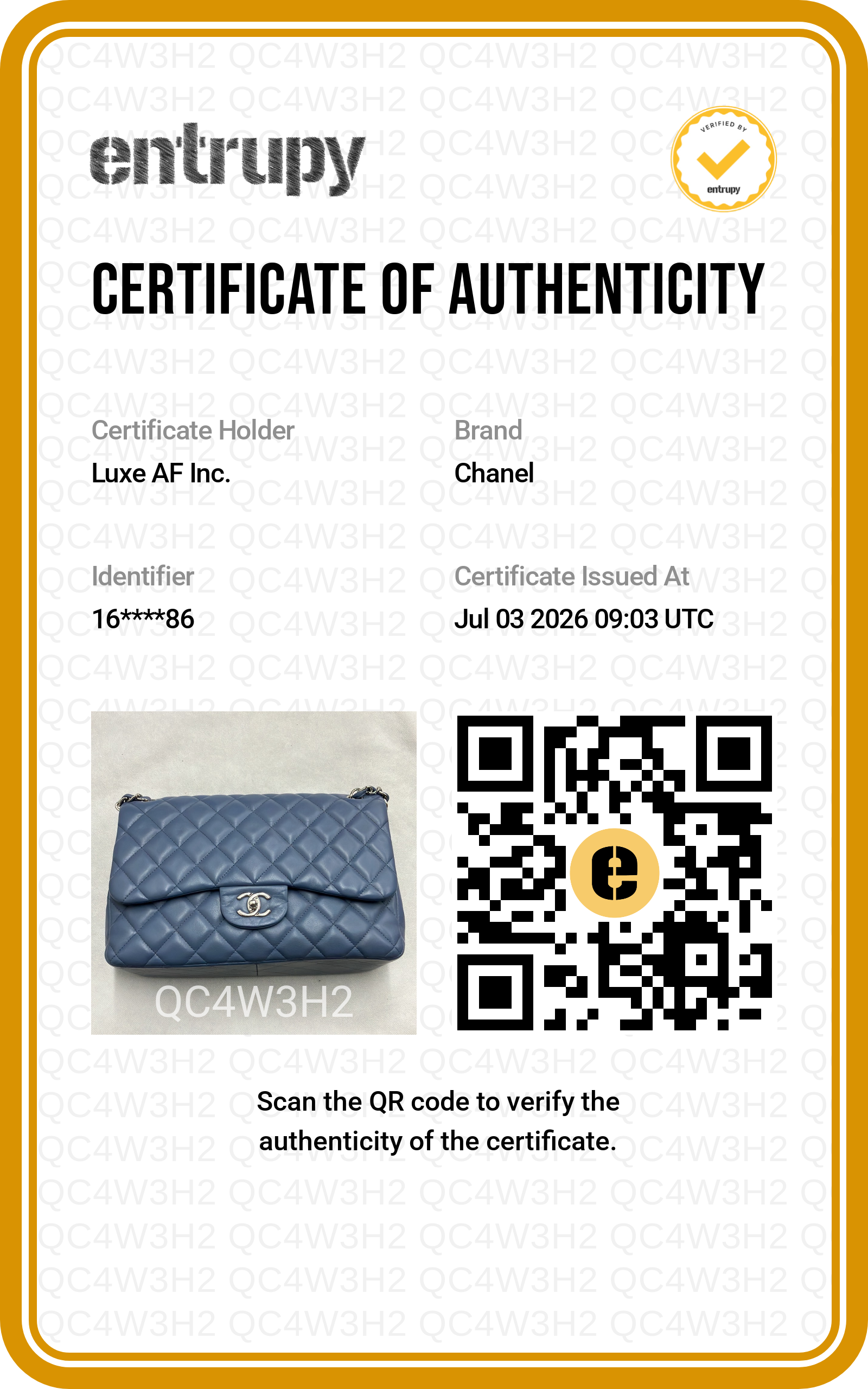 Chanel Classic Flap Light Blue Quilted Lambskin Jumbo Shoulder Bag With Silver Hardware(16***86)  CC2443