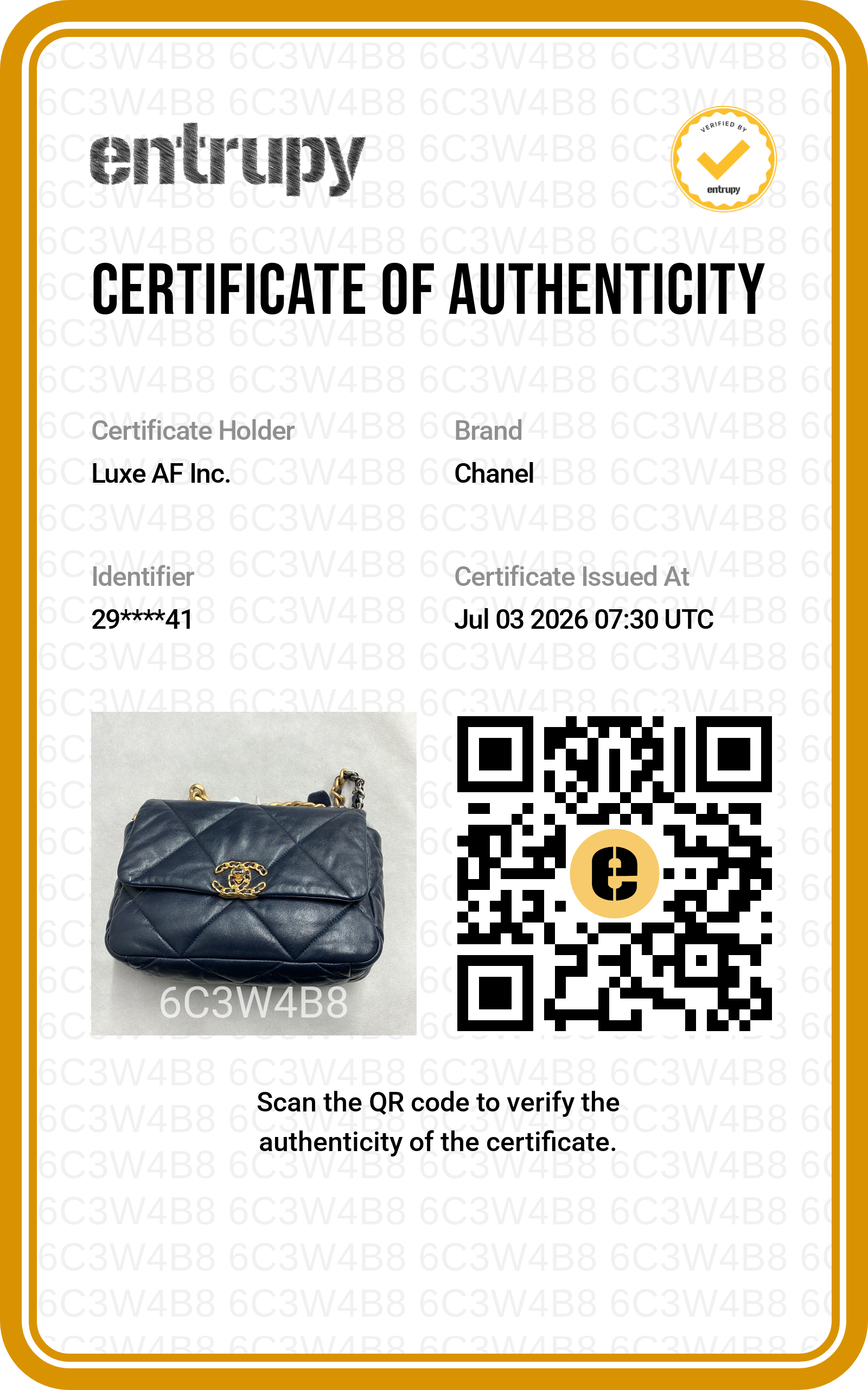 Chanel 19Bag Navy Quilted Leather Flap Bag(29***41) CC2433