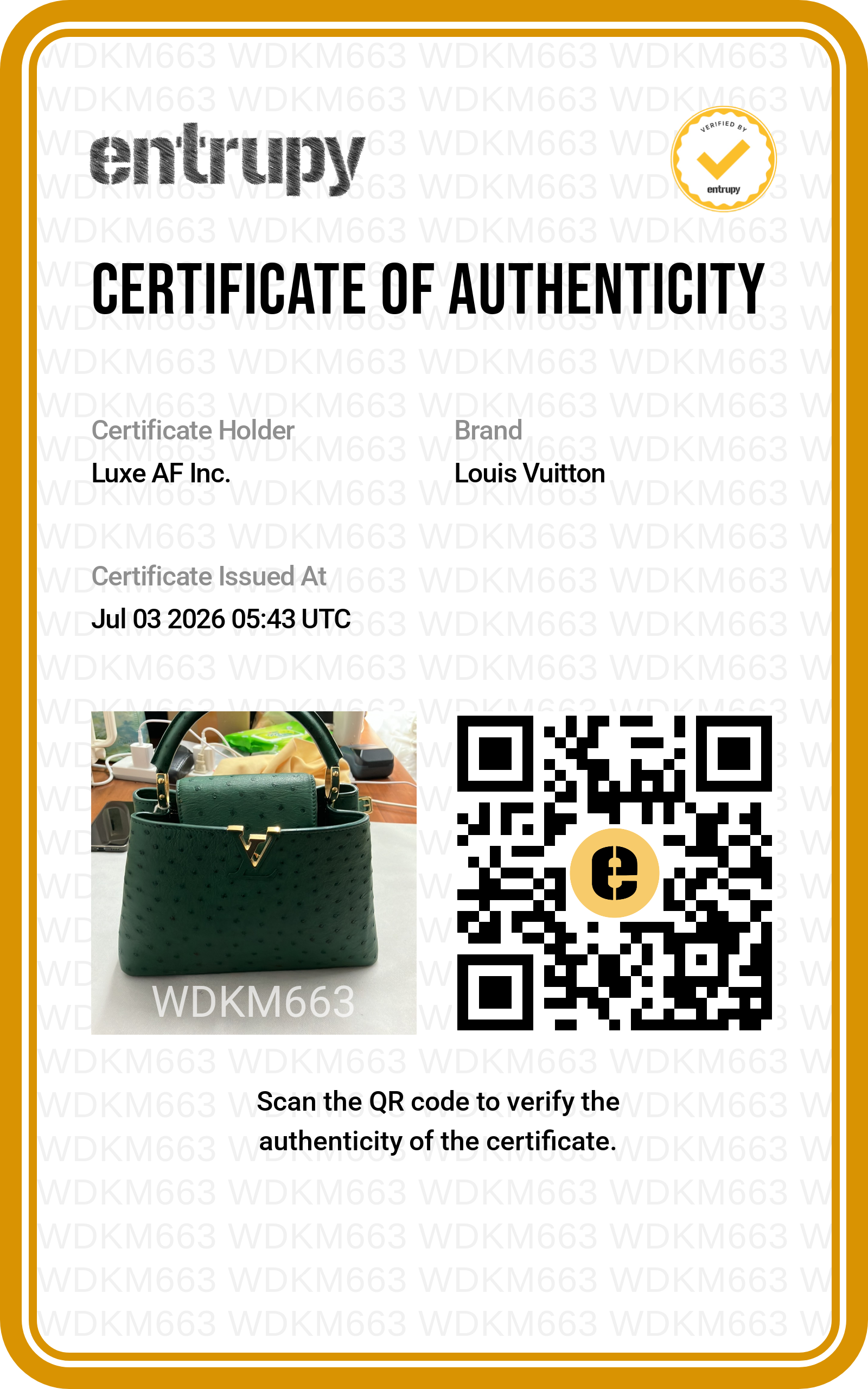 Louis Vuitton Capucines BB Green Ostrich Leather Handle Bag LV3250