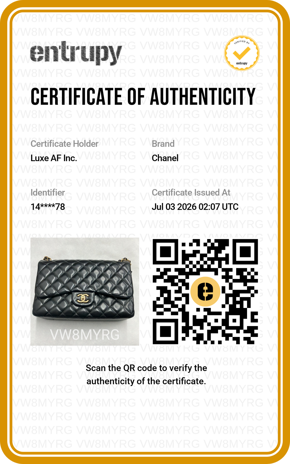 Chanel Classic Flap Black Quilted Lambskin Jumbo Shoulder Bag With Gold Hardware(14***78) CC2424