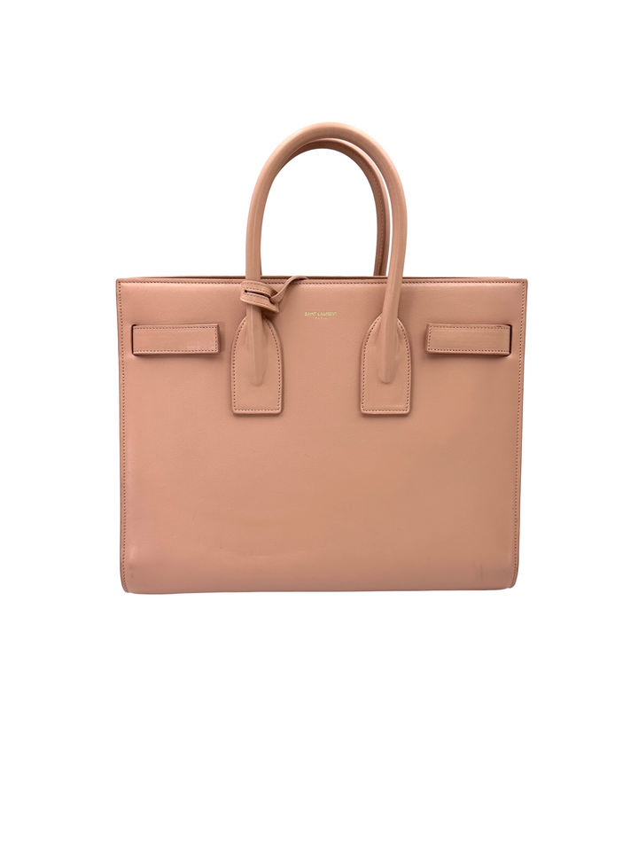 Saint Laurent Sac de Jour Light Pink Leather Handle Bag SL277