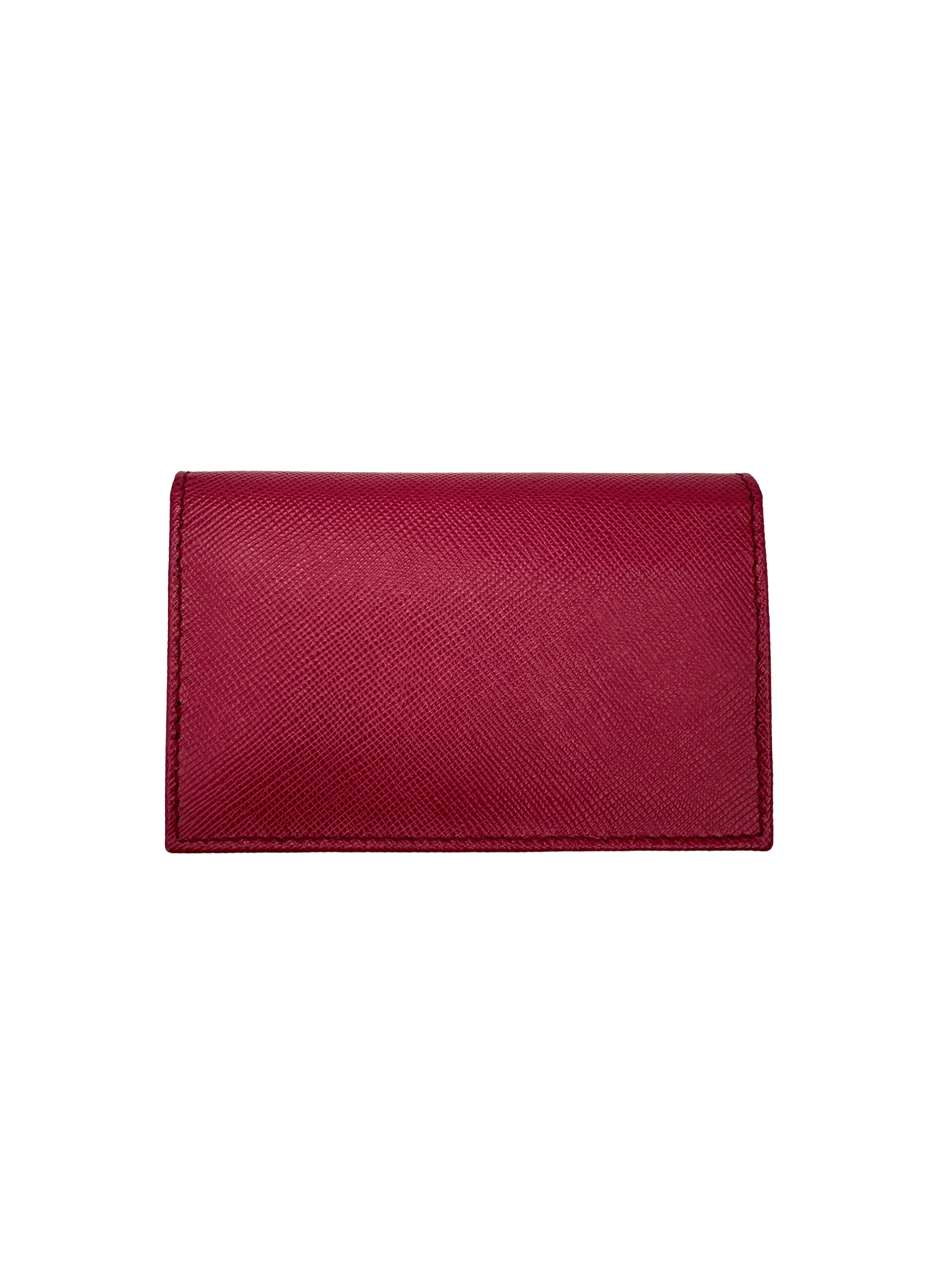 Prada Pink Leather Wallet PR536