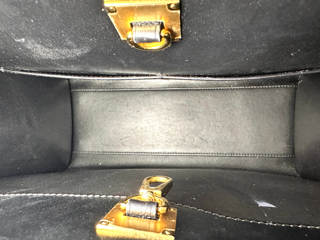 Louis Vuitton City Steamer Damier Tressage Leather Handle Bag LV3223