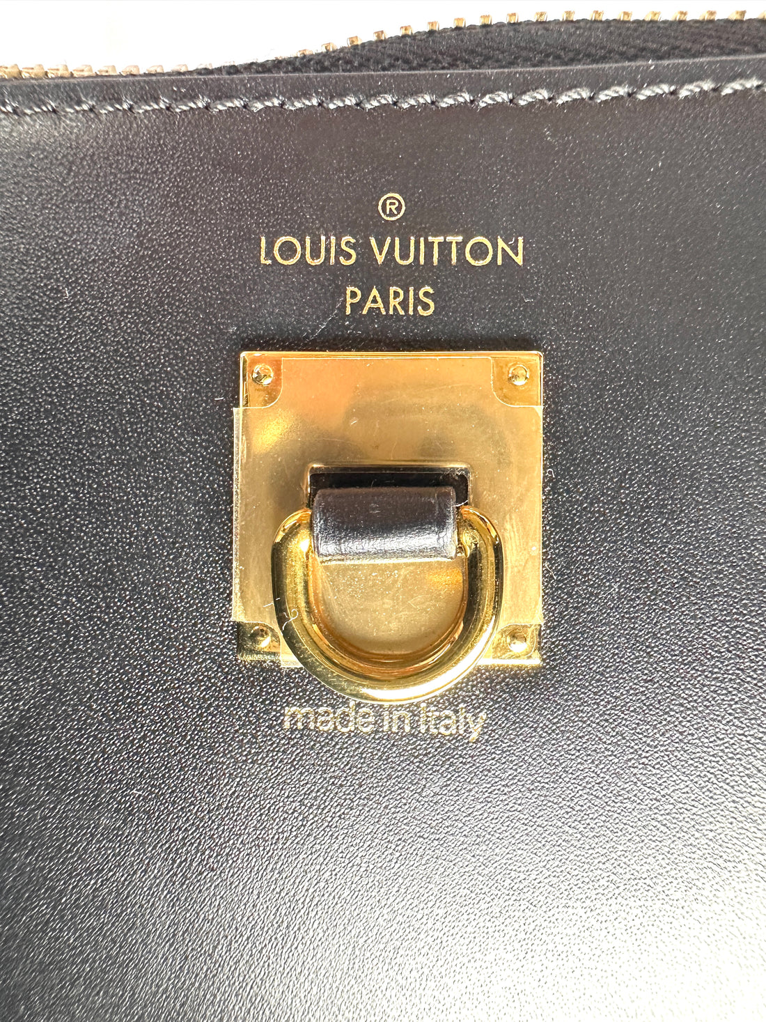 Louis Vuitton City Steamer Damier Tressage Leather Handle Bag LV3223