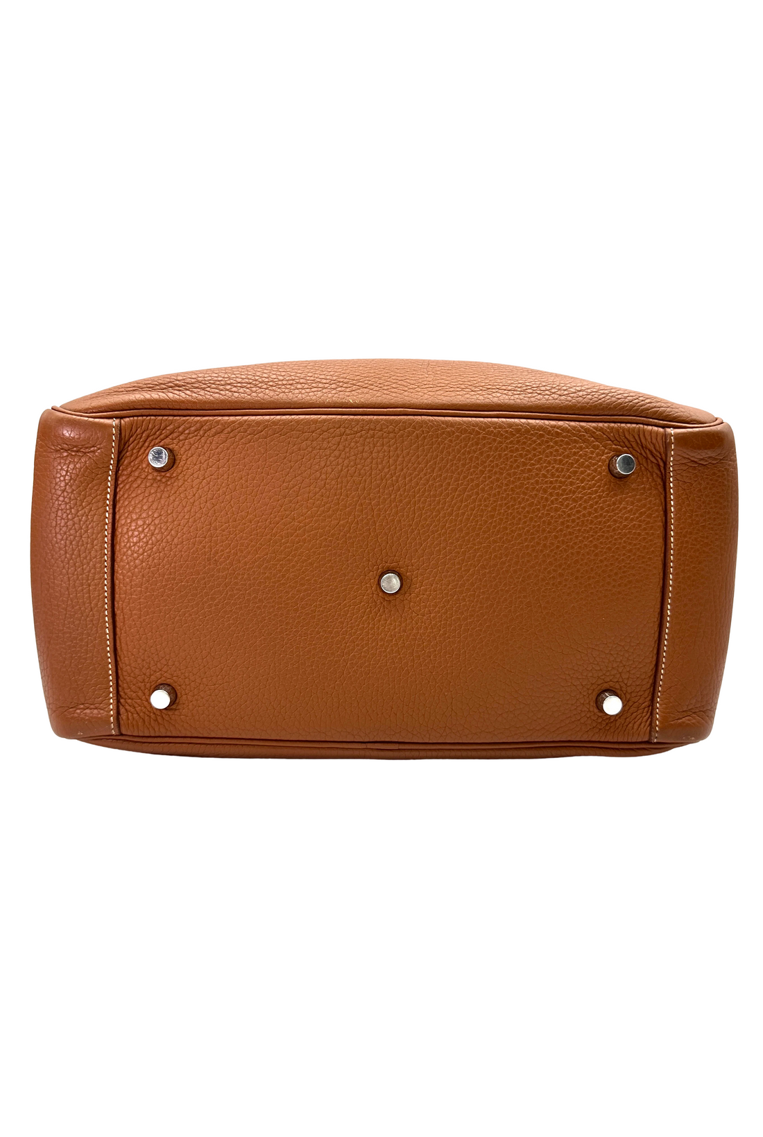 Hermes Lindy34 Brown Leather Handle Bag IRIS264