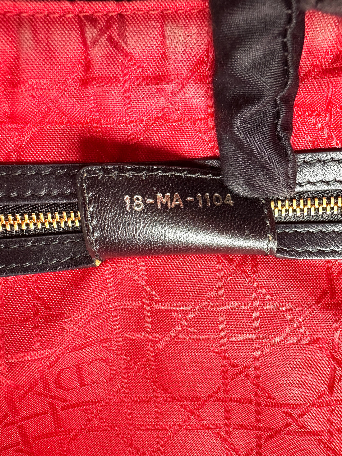 Christian Dior Lady Dior Black Cannage Leather Handle Bag DR879