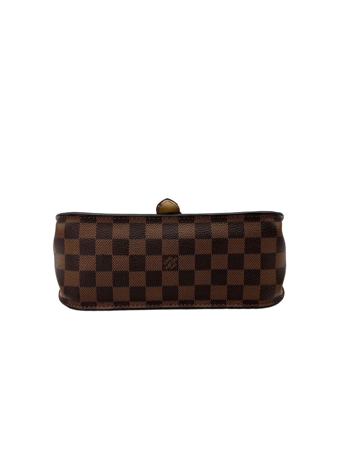 Louis Vuitton Beaumarchais Damier Ebene & Black Leather Handle Bag LV3225