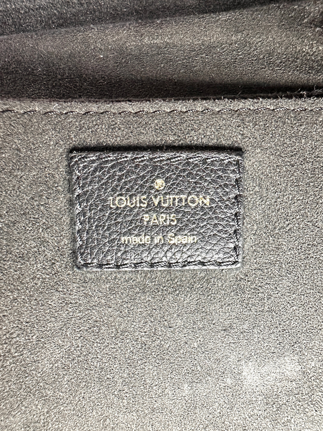 Louis Vuitton Beaumarchais Damier Ebene & Black Leather Handle Bag LV3225