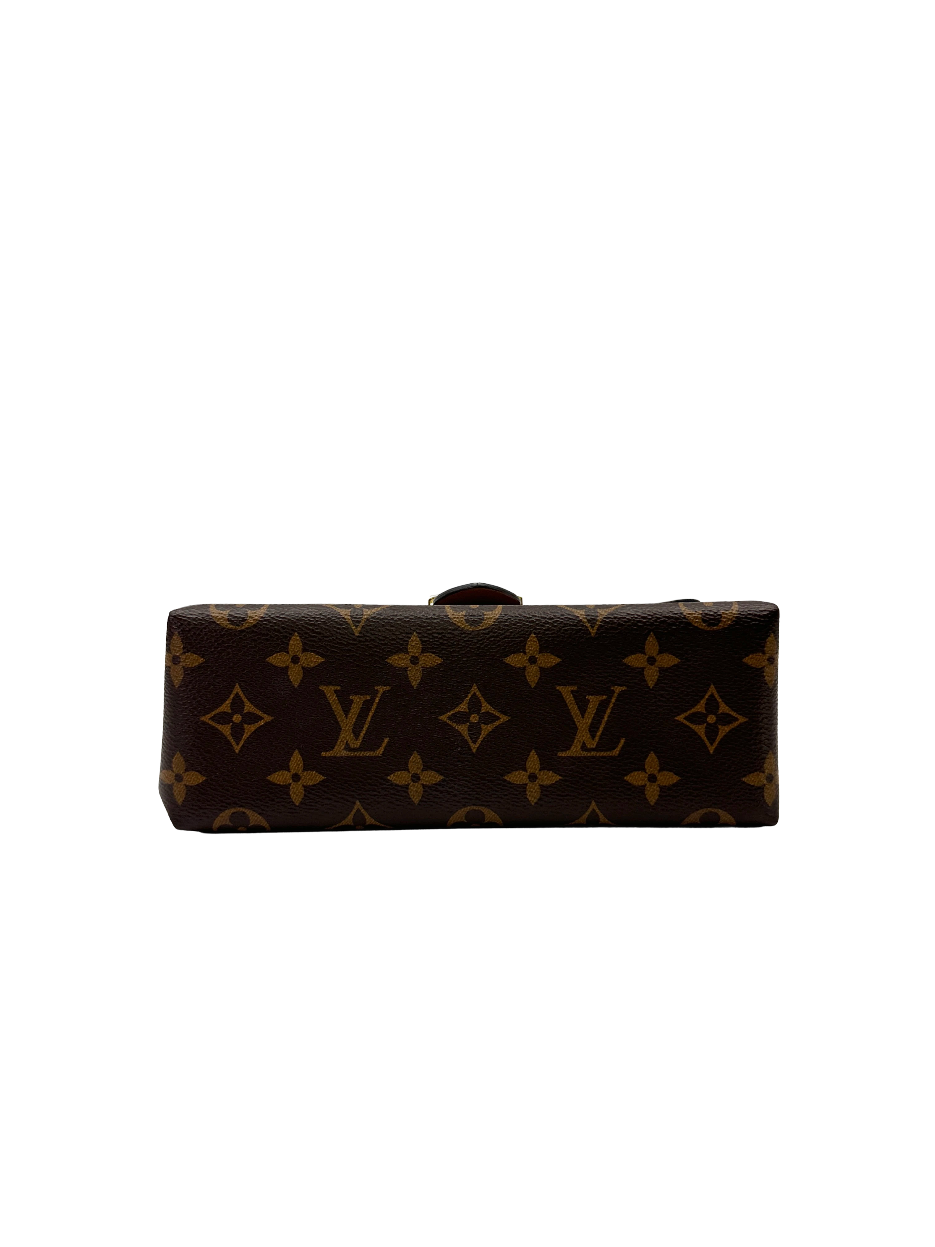 Louis Vuitton Locky Monogram Canvas & Pink Leather Handle Bag LV3226