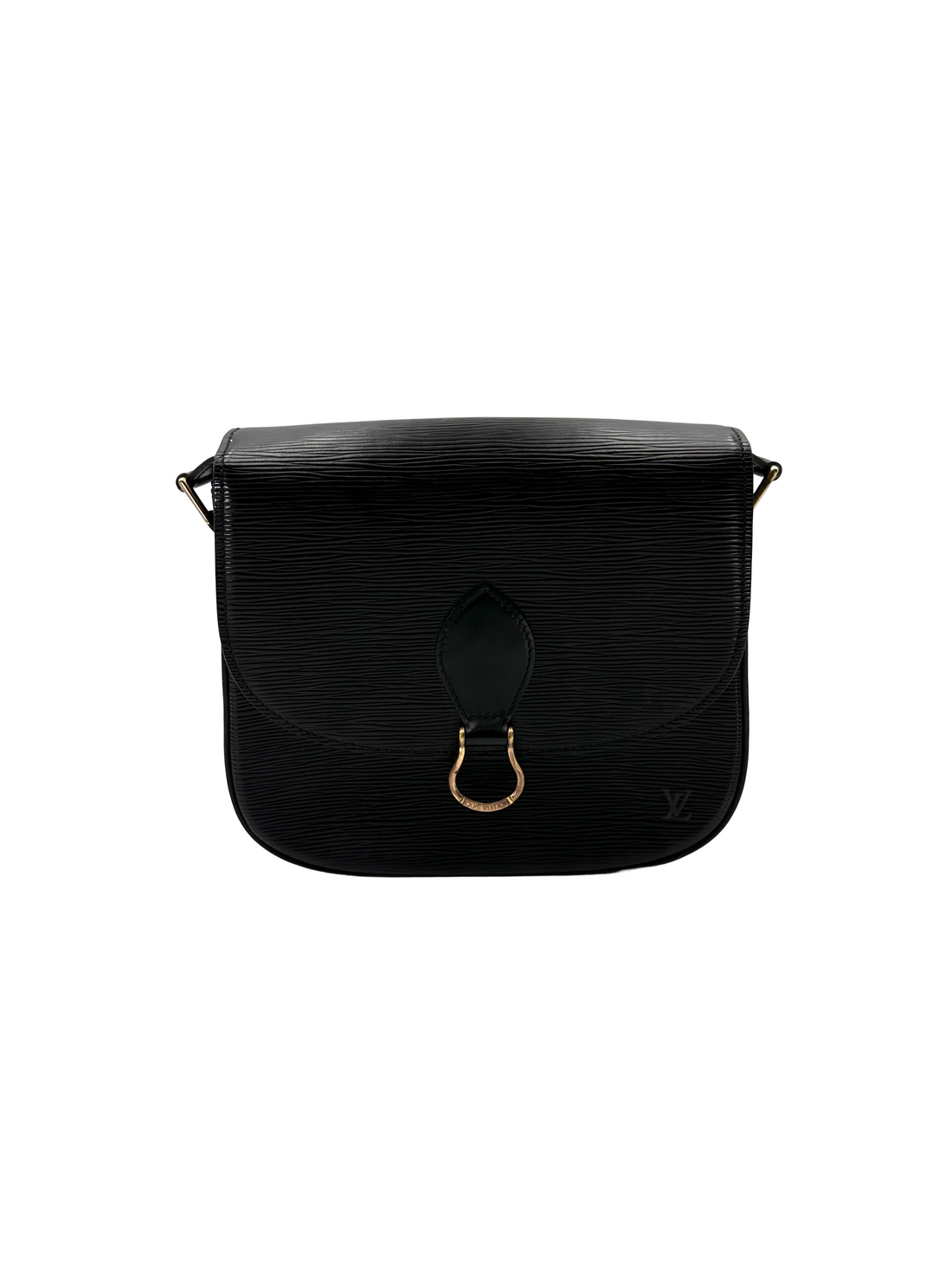 Louis Vuitton Saint Cloud Black Epi Leather Shoulder Bag LV3228