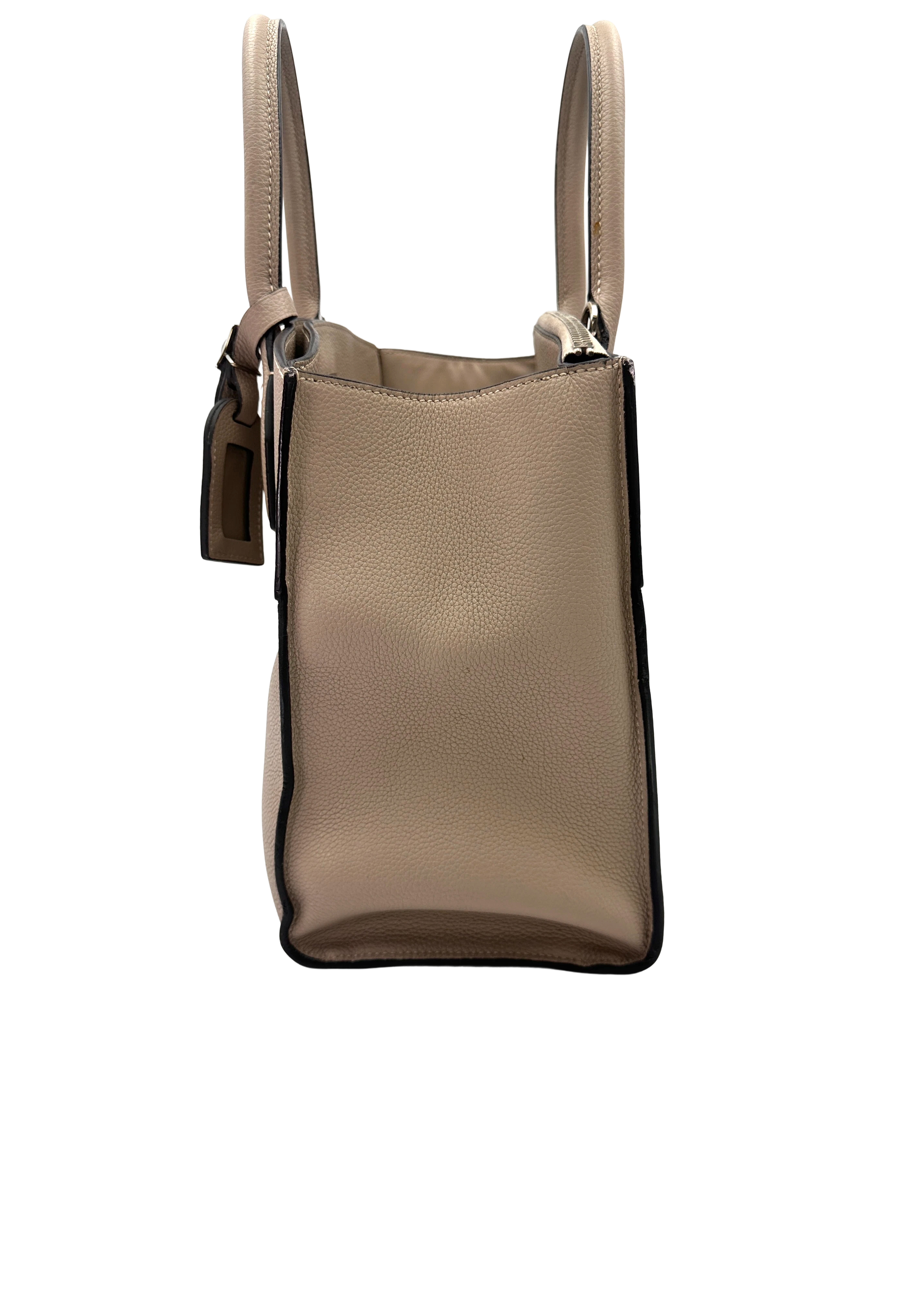Louis Vuitton City Steamer MM Grey Taurillon Leather Handle Bag LV3230
