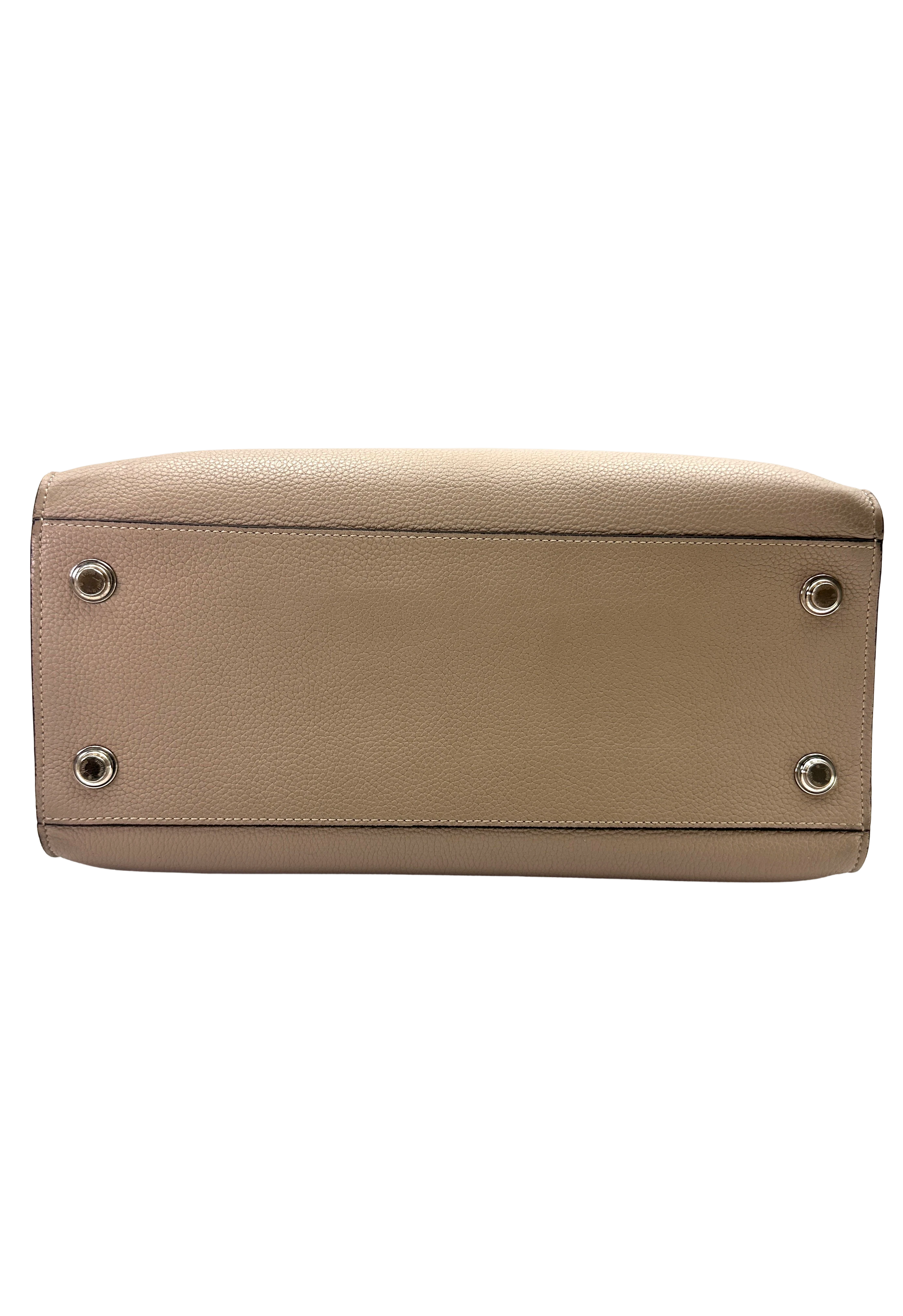 Louis Vuitton City Steamer MM Grey Taurillon Leather Handle Bag LV3230