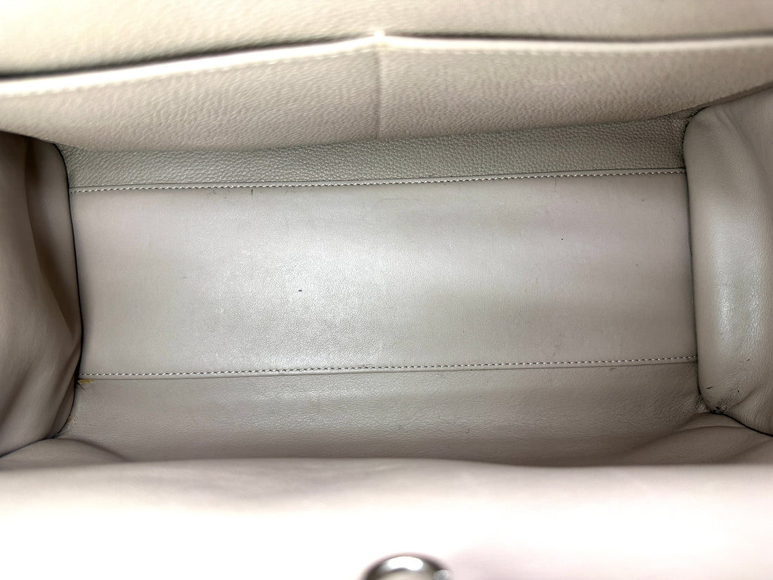 Louis Vuitton City Steamer MM Grey Taurillon Leather Handle Bag LV3230