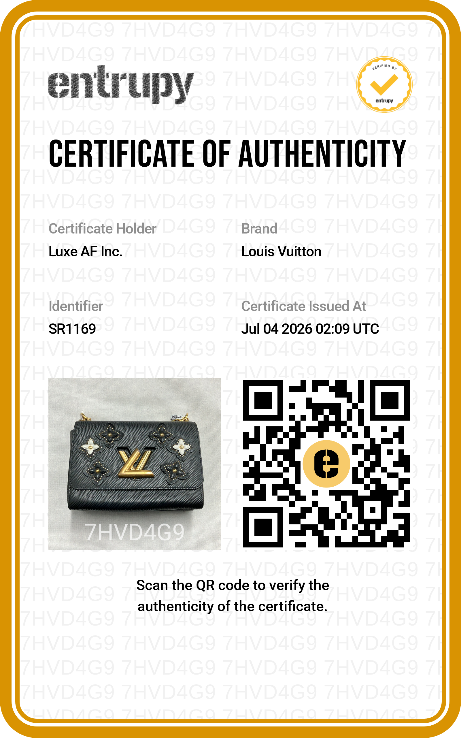 Louis Vuitton Twist Black Epi Leather Floral Studded Shoulder Bag LV3218