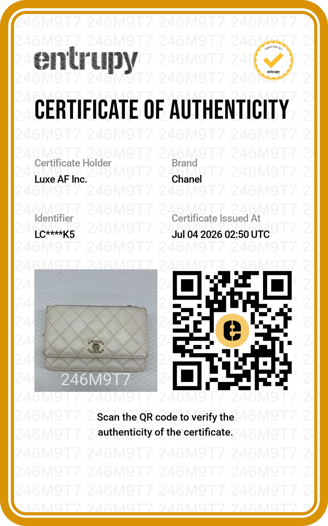 Chanel 23S Trendy CC White Quilted Leather Wallet On Chain(LC***K5) CC2564