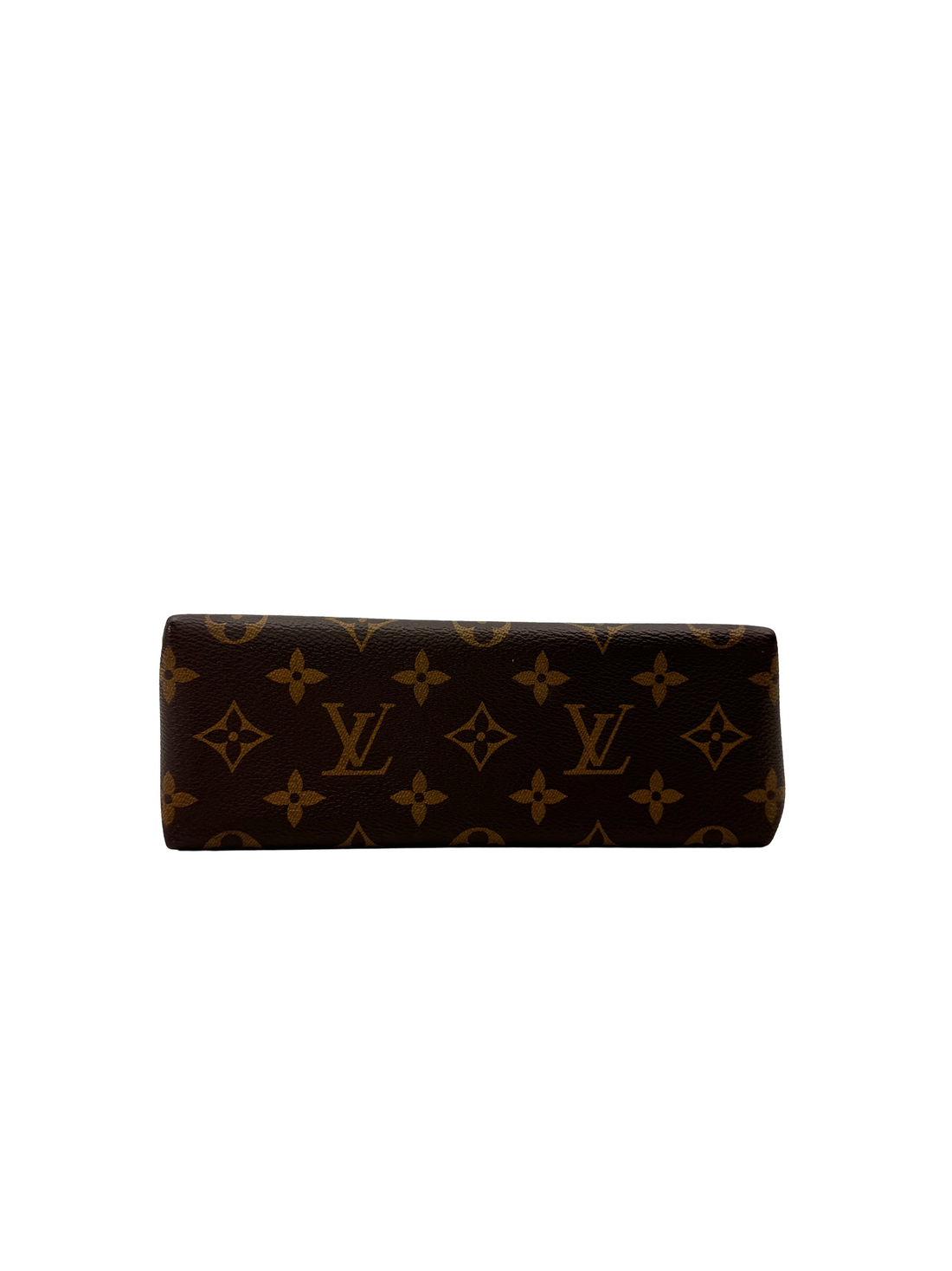 Louis Vuitton Locky Monogram Canvas & Blue Leather Handle Bag LV3235