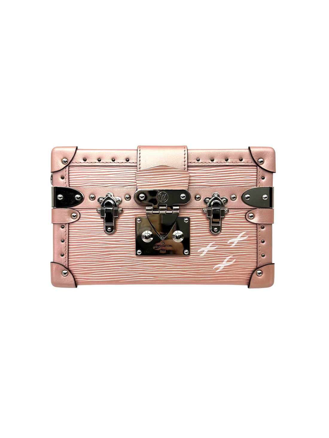 Louis Vuitton Petite Malle Pink Epi Leather Shoulder Bag LV3231
