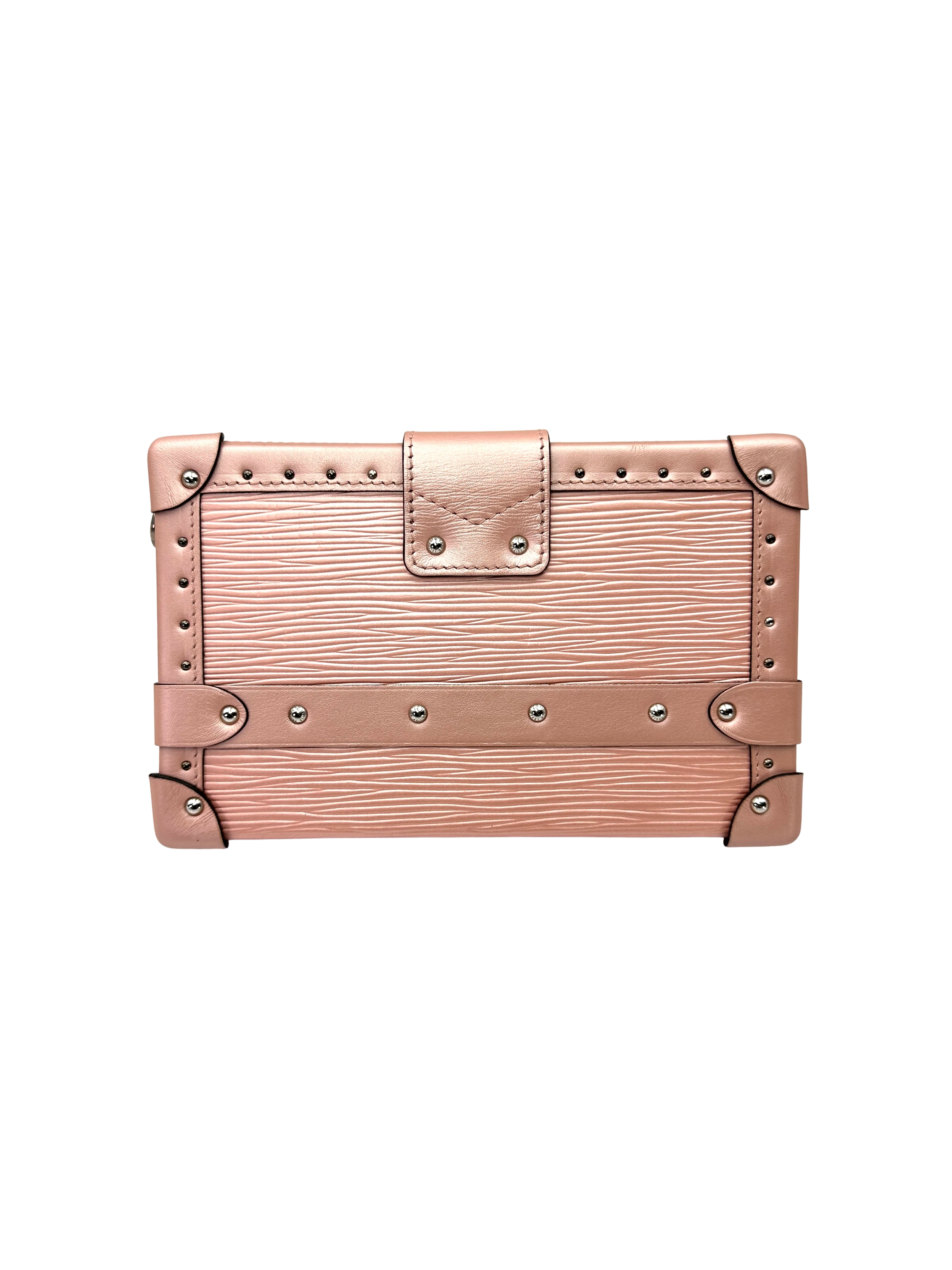 Louis Vuitton Petite Malle Pink Epi Leather Shoulder Bag LV3231