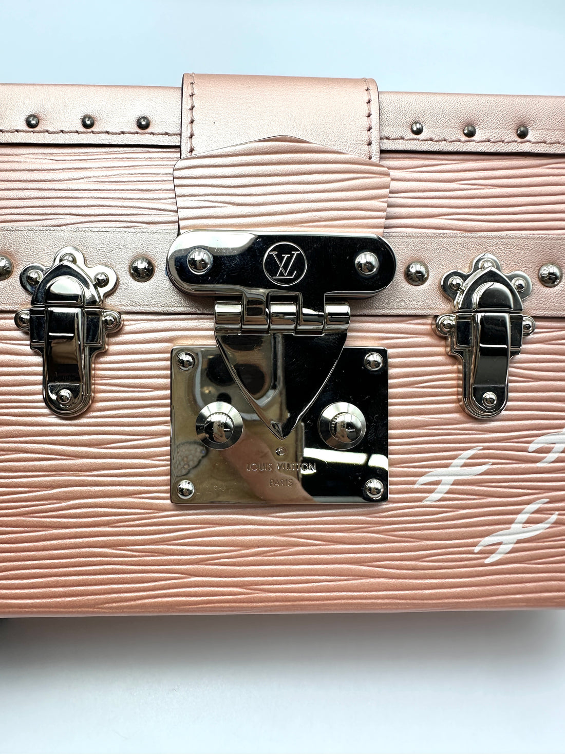 Louis Vuitton Petite Malle Pink Epi Leather Shoulder Bag LV3231