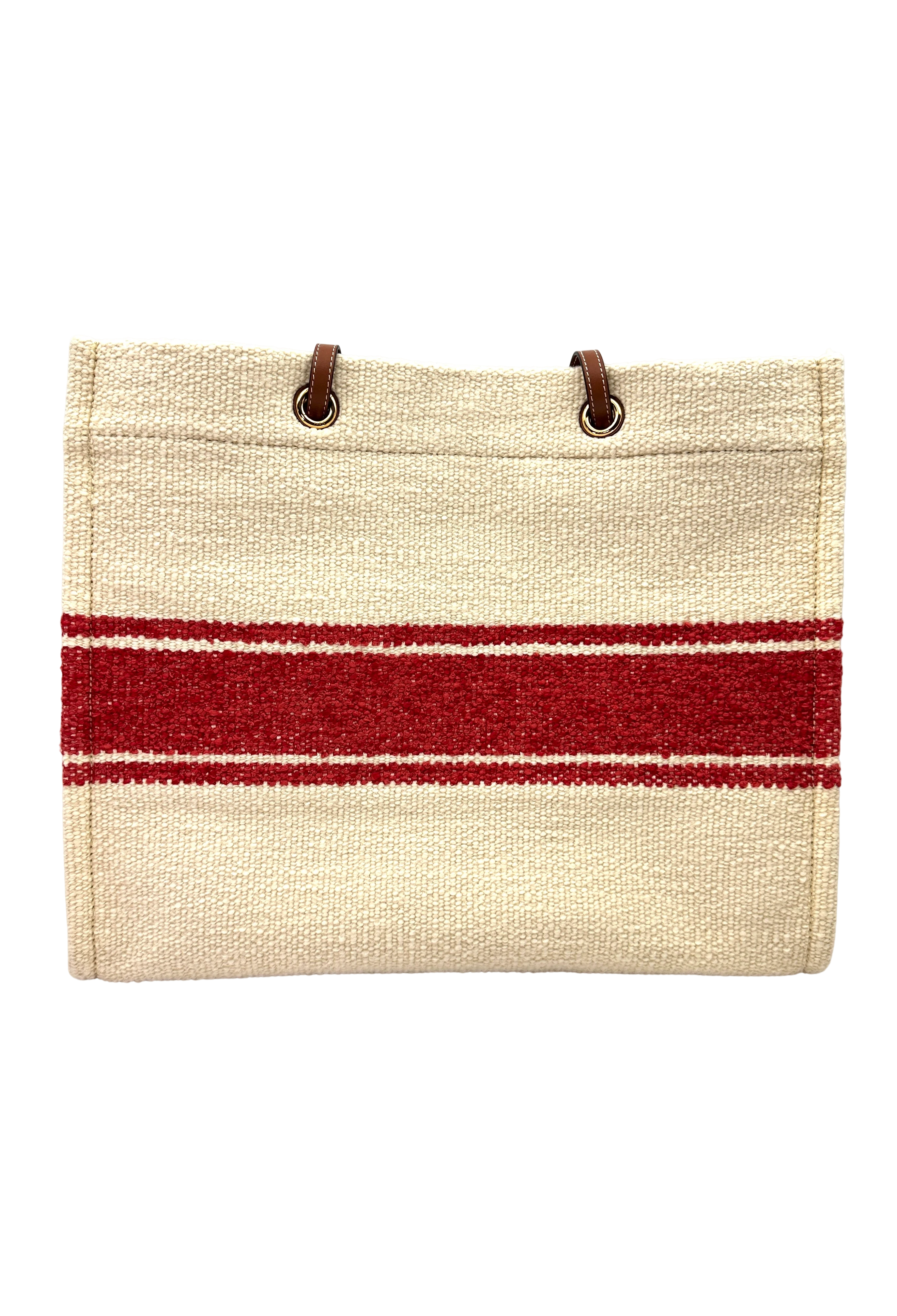 Celine Cabas Plein Soleil Stripe Tote Bag CE186