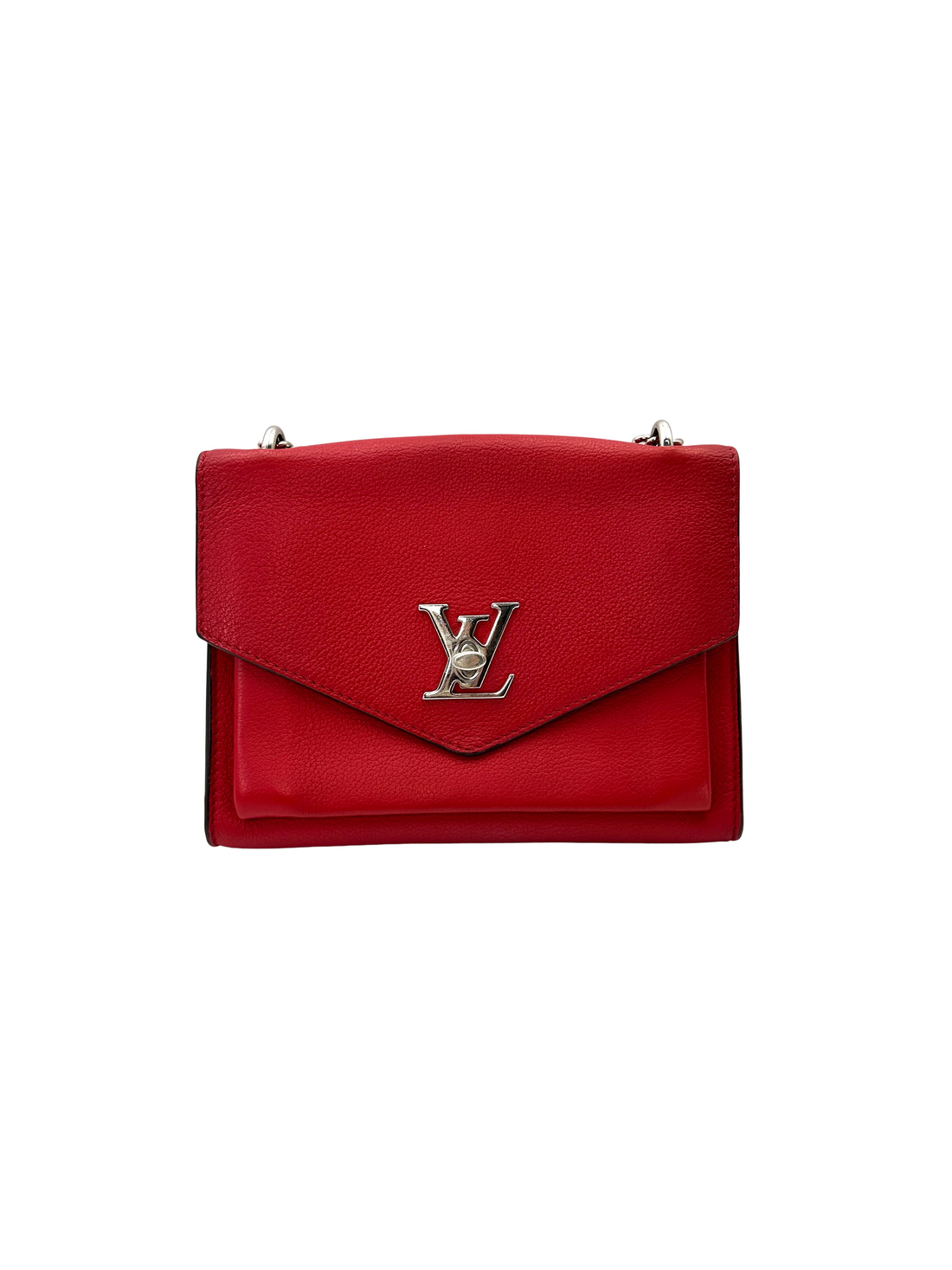 Louis Vuitton Lockme Red Leather Shoulder Bag LV3236