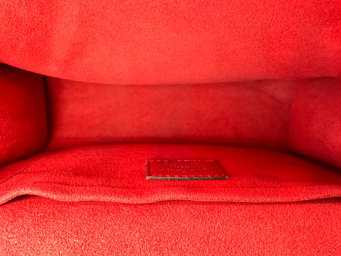Louis Vuitton Lockme Red Leather Shoulder Bag LV3236