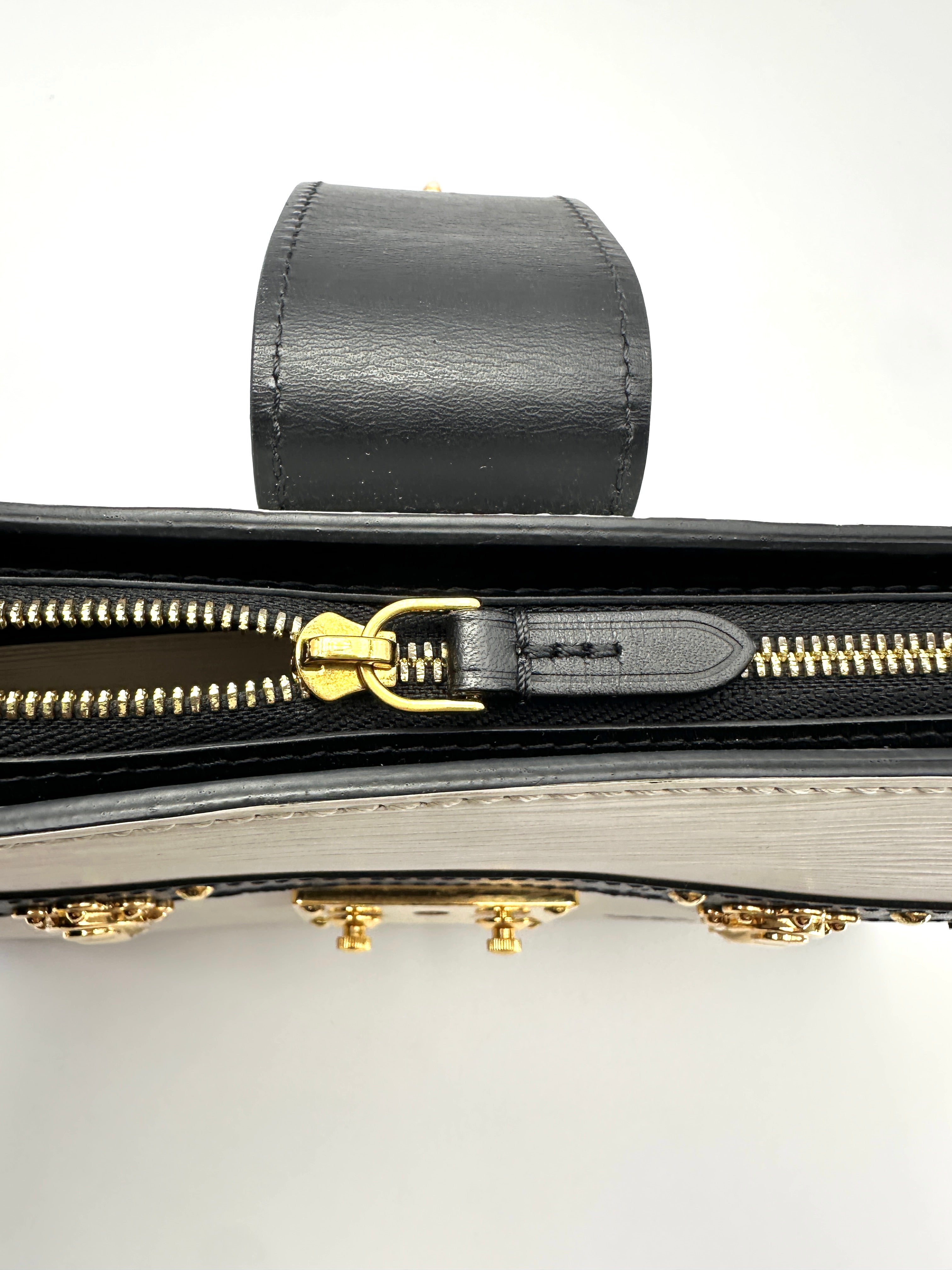 Louis Vuitton Trunk Clutch White Epi Leather Bag LV3237