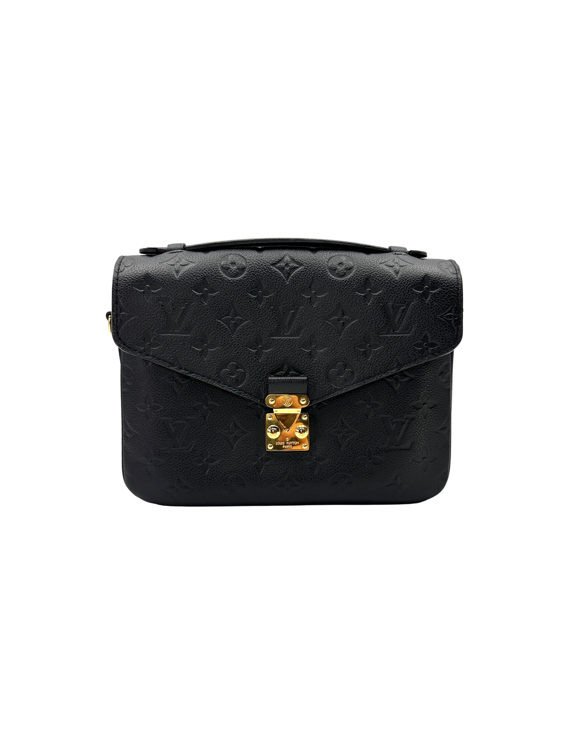 Louis Vuitton Black Monogram Empreinte Leather Pochette Metis LV3241