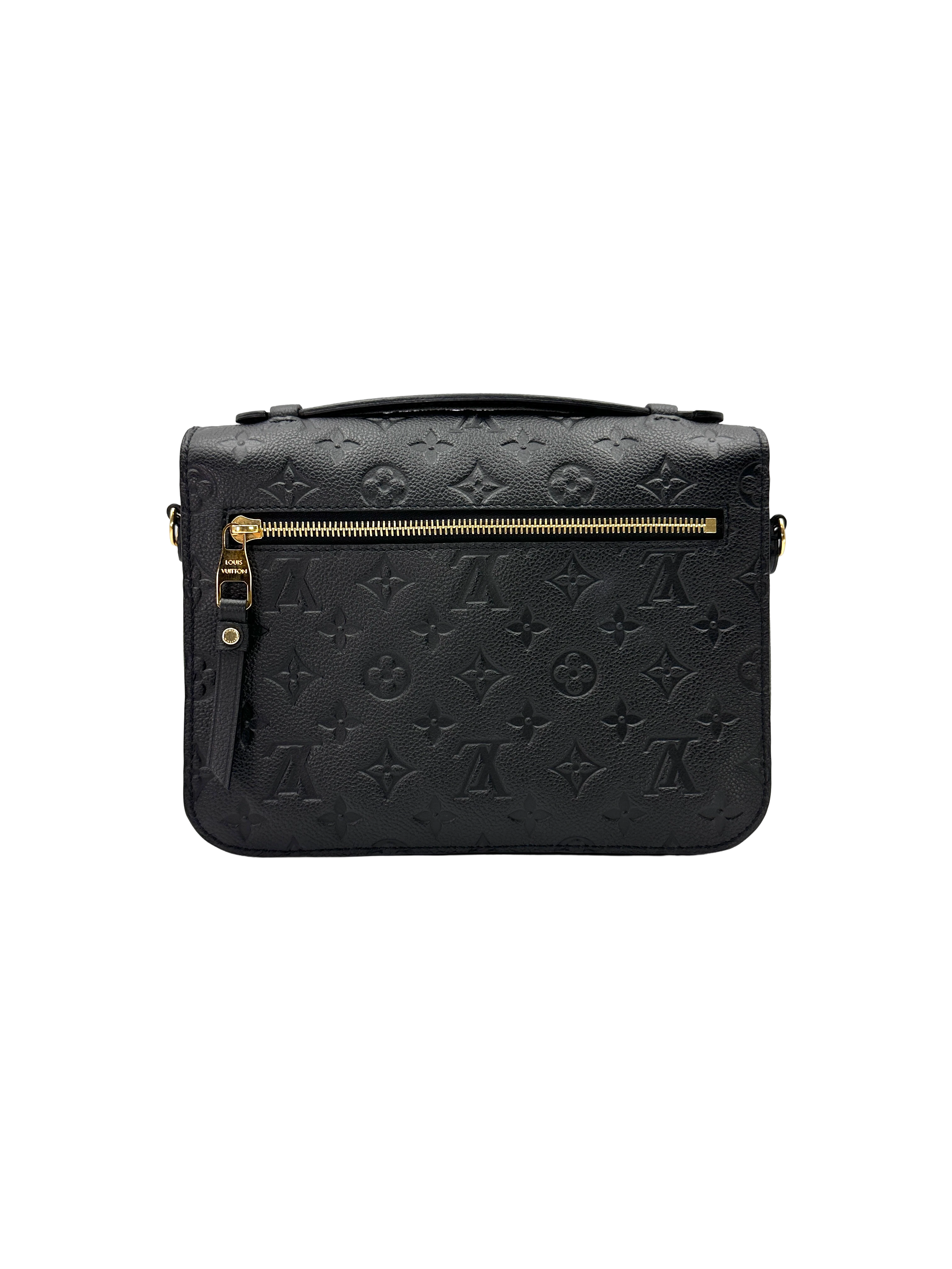 Louis Vuitton Black Monogram Empreinte Leather Pochette Metis LV3241