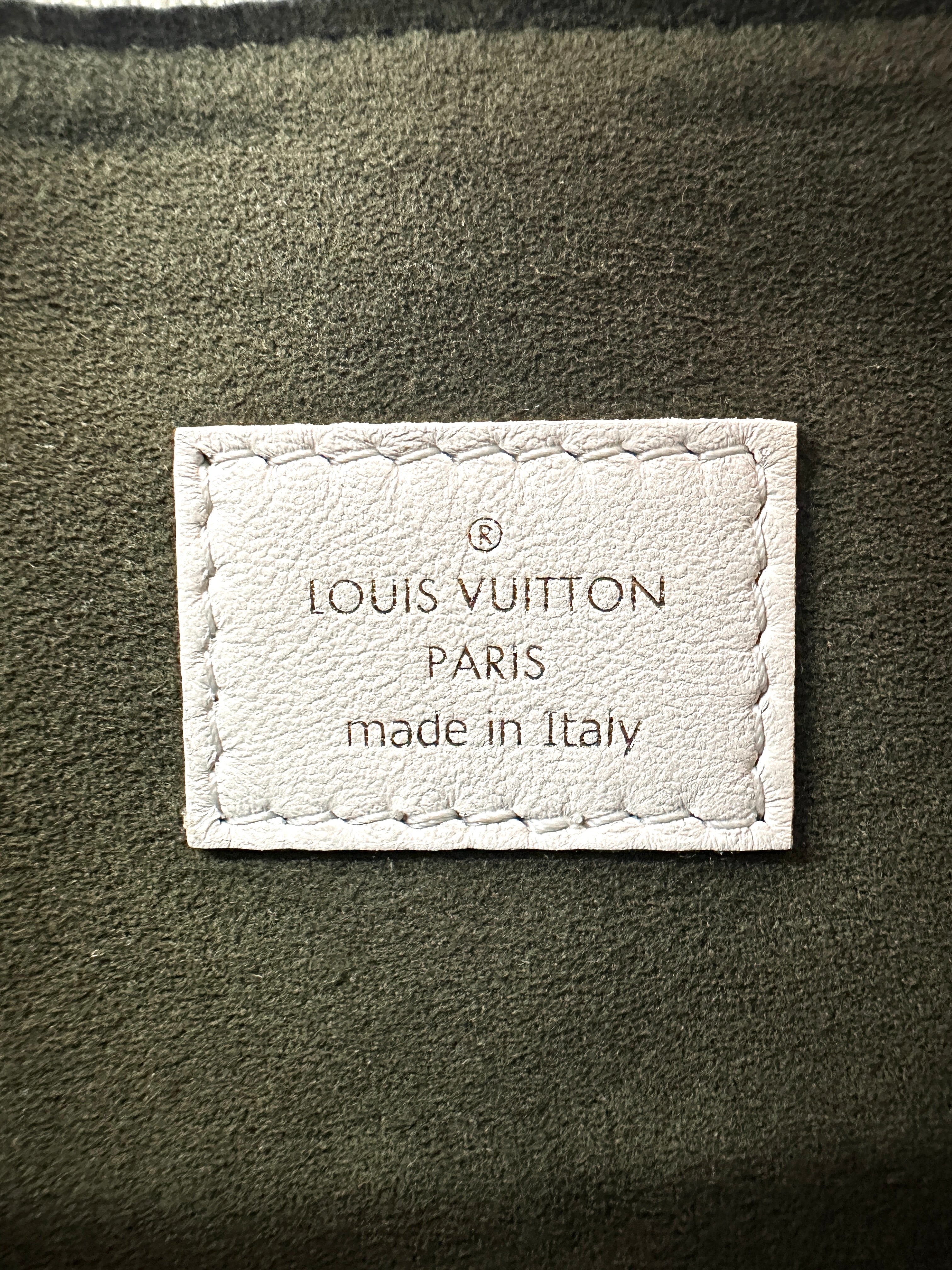 Louis Vuitton Coussin White Monogram Embossed Puffy Leather Shoulder Bag LV3242