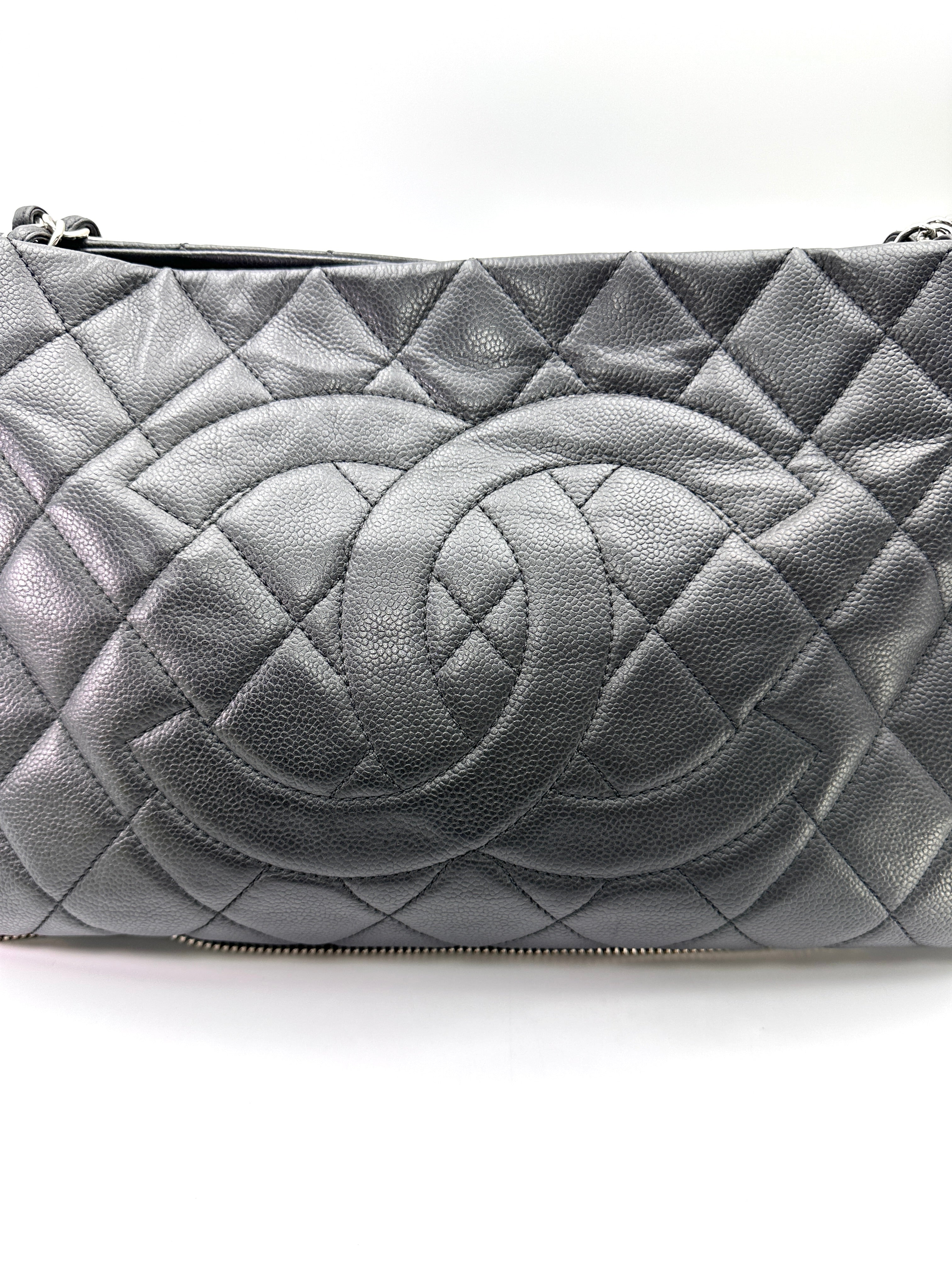 Chanel Timeless CC Black Caviar Leather Shopping Bag(15***39) CC2461