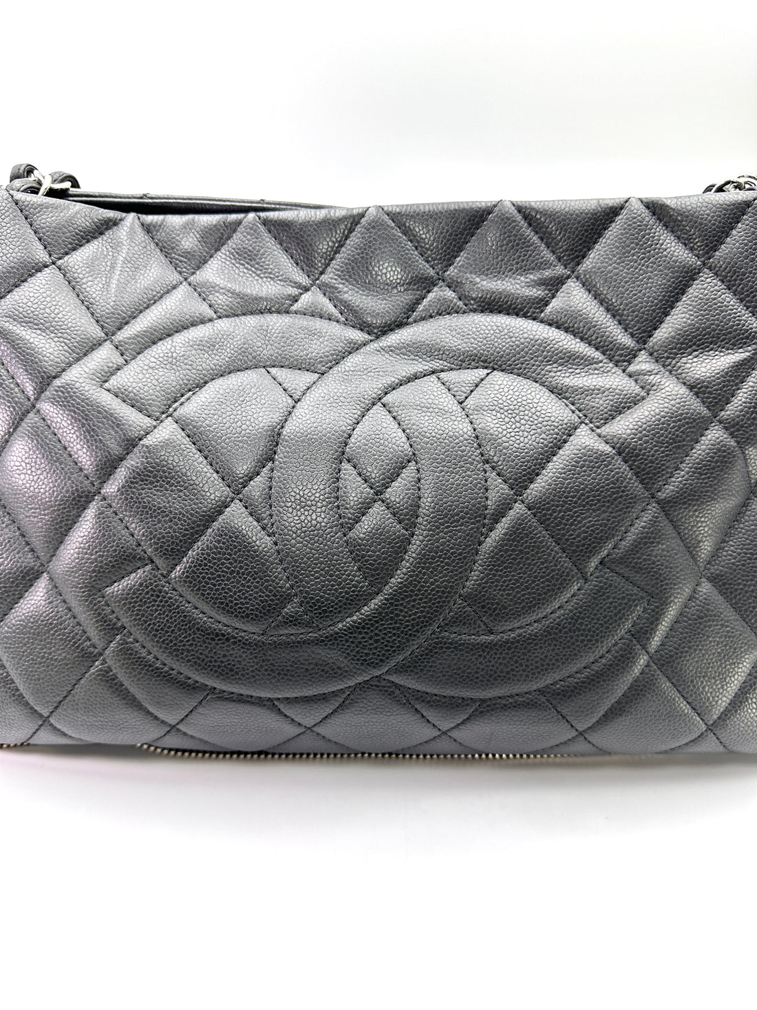 Chanel Timeless CC Black Caviar Leather Shopping Bag(15***39) CC2461