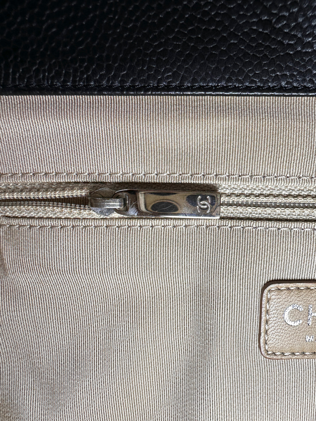 Chanel Timeless CC Black Caviar Leather Shopping Bag(15***39) CC2461