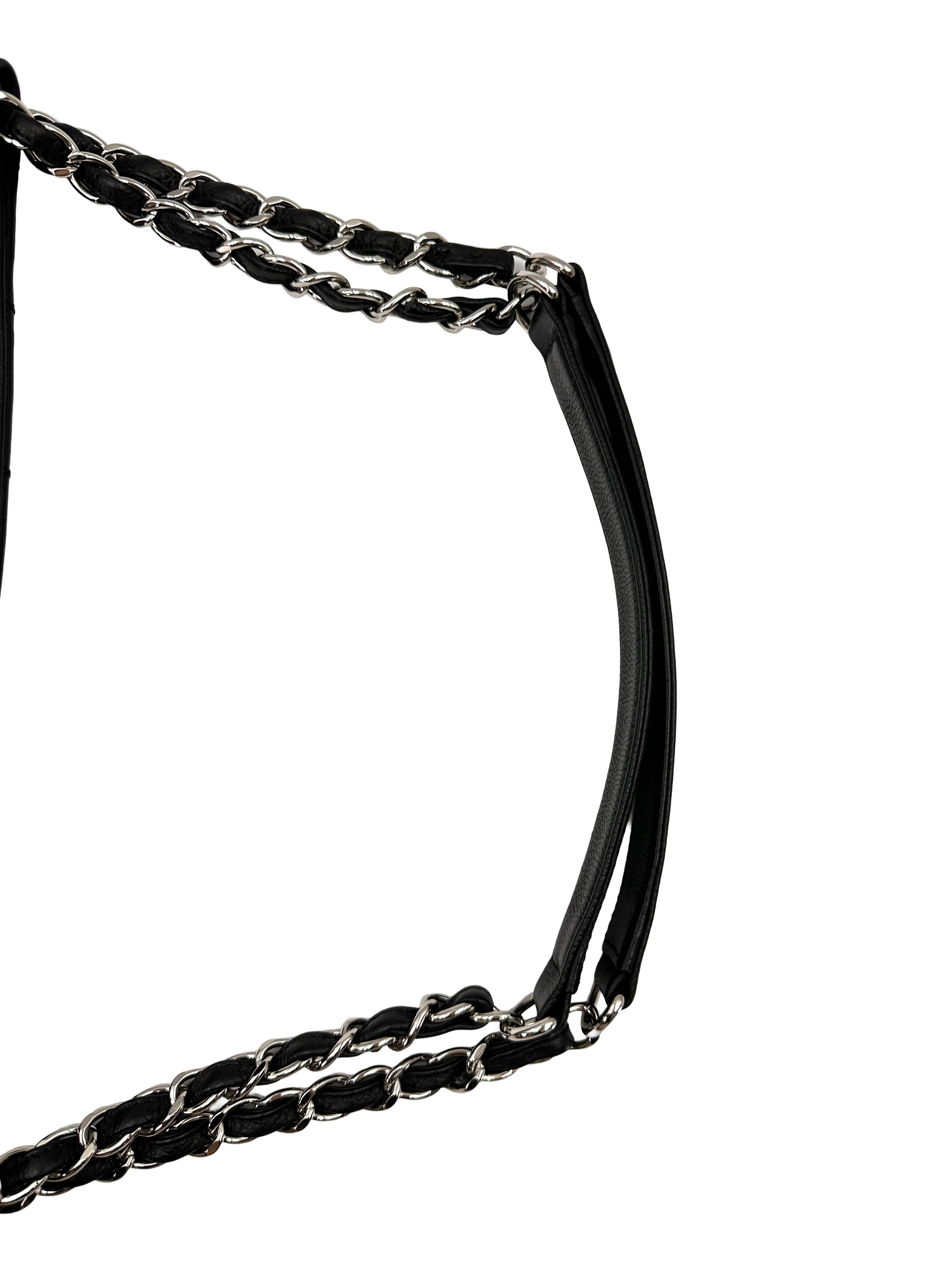 Chanel Timeless CC Black Caviar Leather Shopping Bag(15***39) CC2461