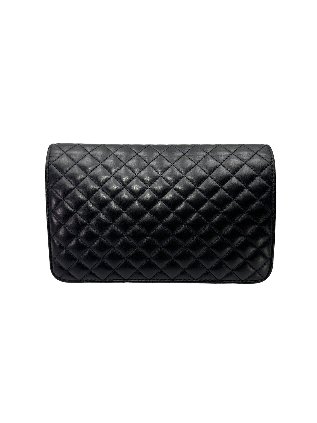 Chanel Black Quilted Leather Wallet On Chain(16***13) CC2462