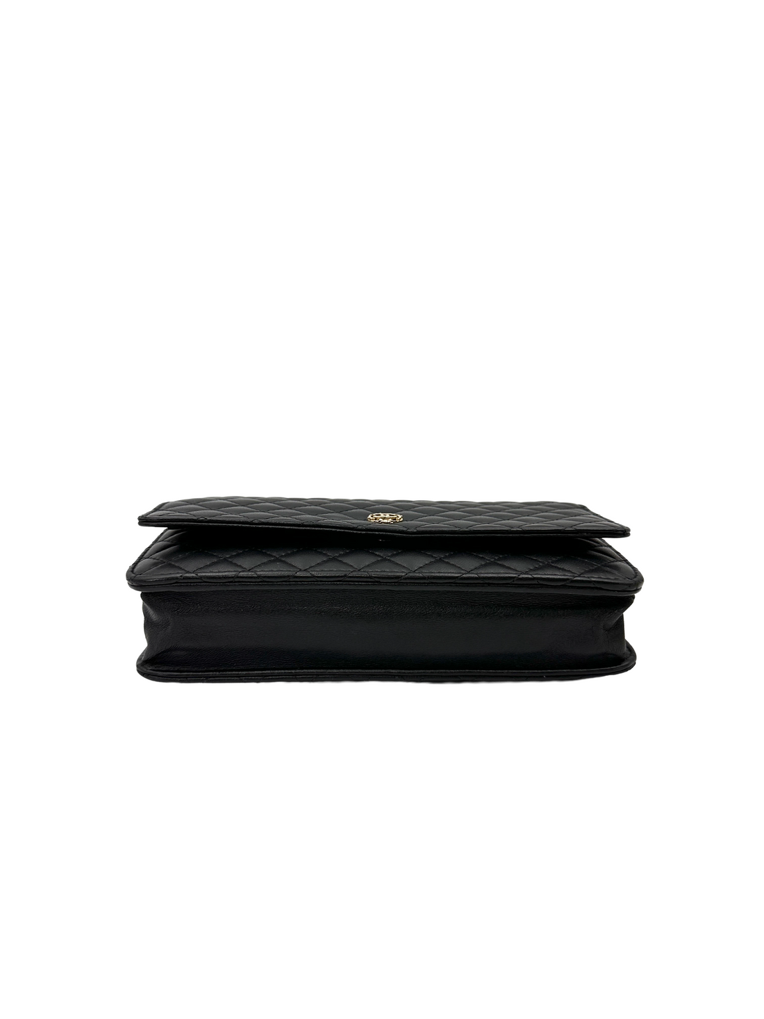 Chanel Black Quilted Leather Wallet On Chain(16***13) CC2462