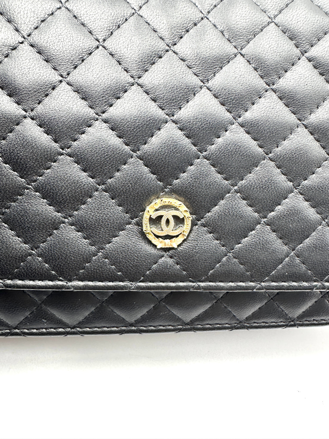 Chanel Black Quilted Leather Wallet On Chain(16***13) CC2462