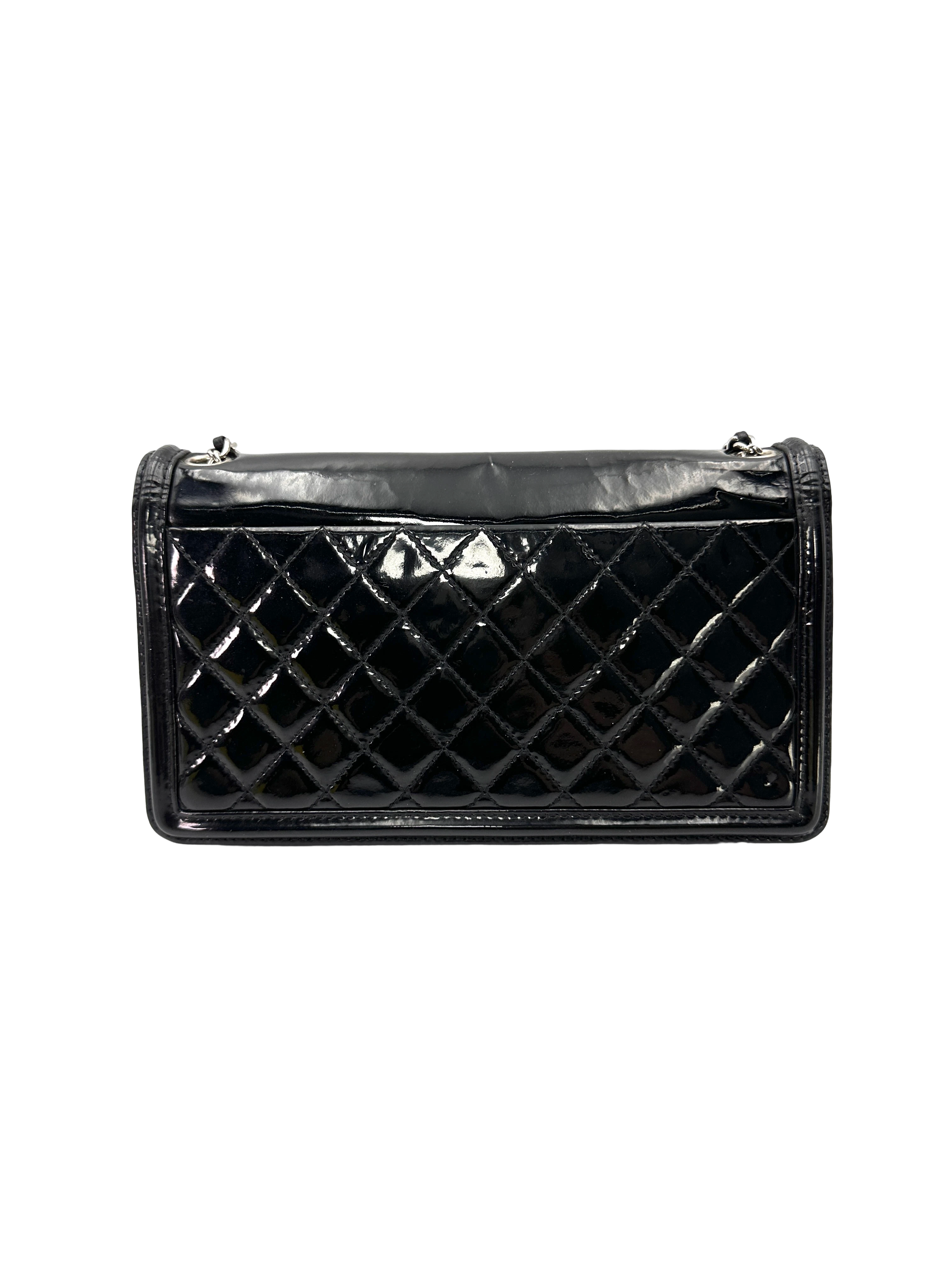 Chanel Black/White Boy Brick Stripe Flap Bag(19***27) CC2467