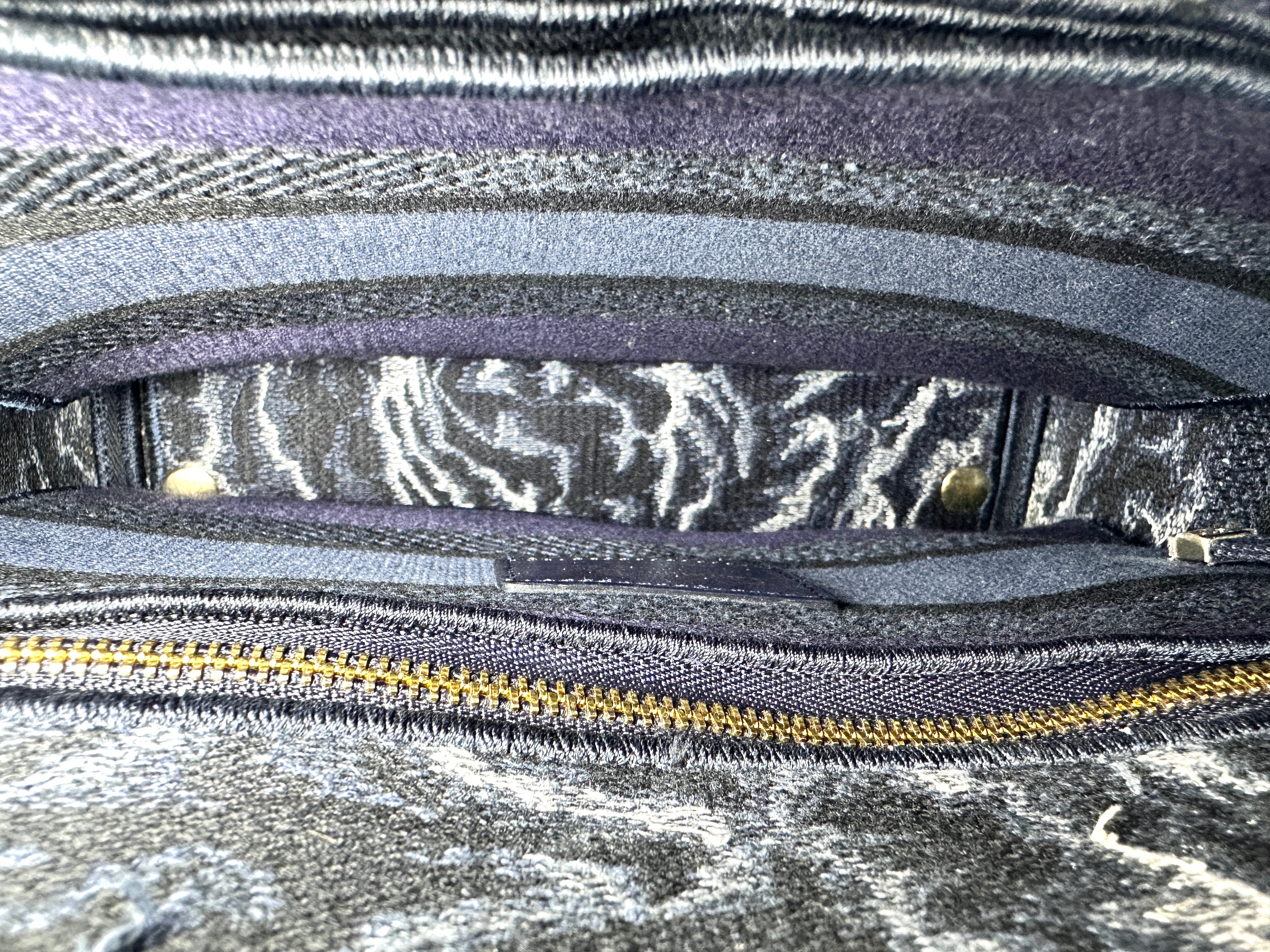 Christian Dior Lady Dior Blue Toile de Jouy Embroidered Canvas Handle Bag DR883