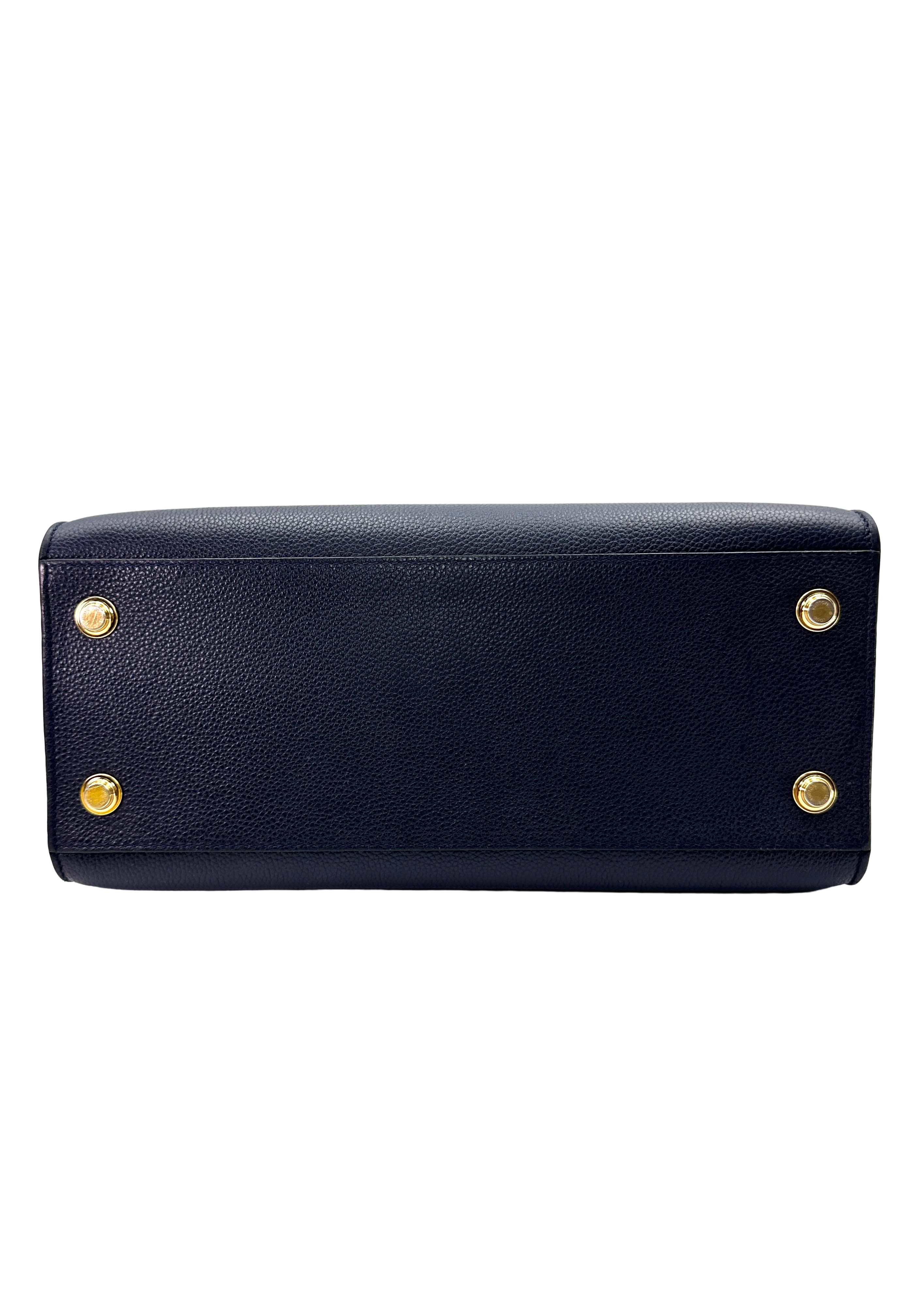 Louis Vuitton City Steamer Blue/Beige Taurillon Leather Handle Bag LV3239